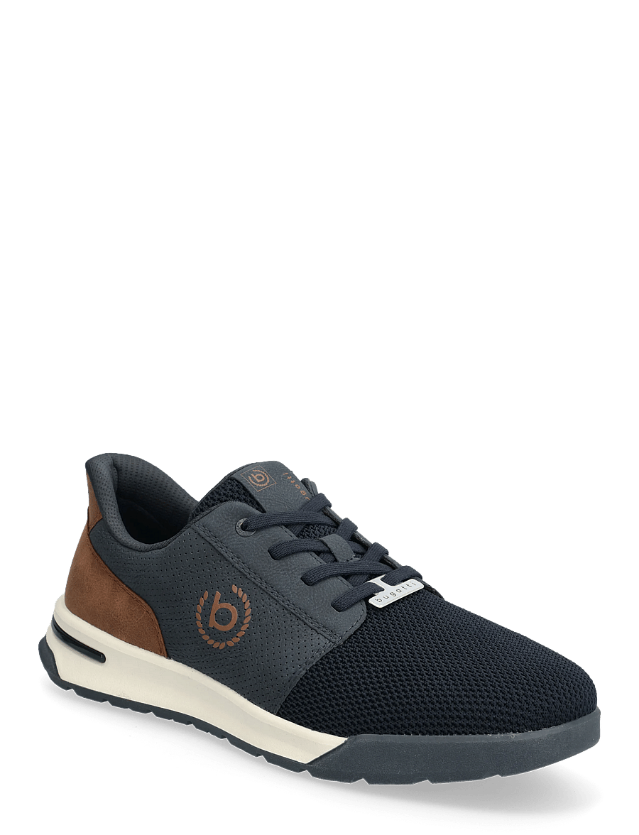 Bugatti - 6486 - niedriger schnitt - dark blue/cognac - 0