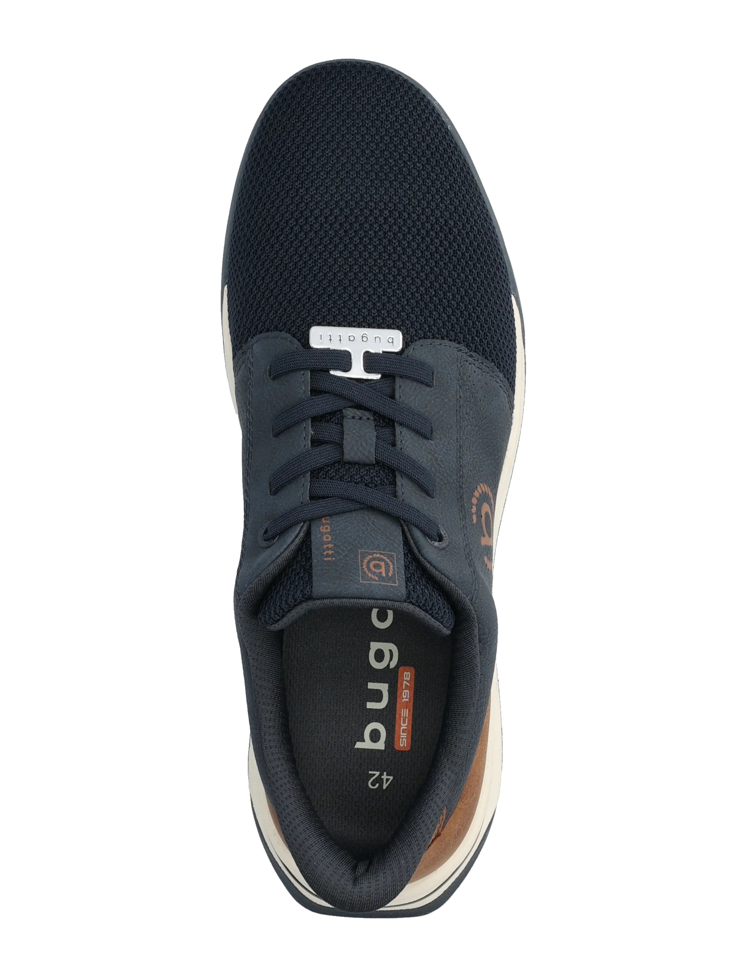 Bugatti - 6486 - niedriger schnitt - dark blue/cognac - 3