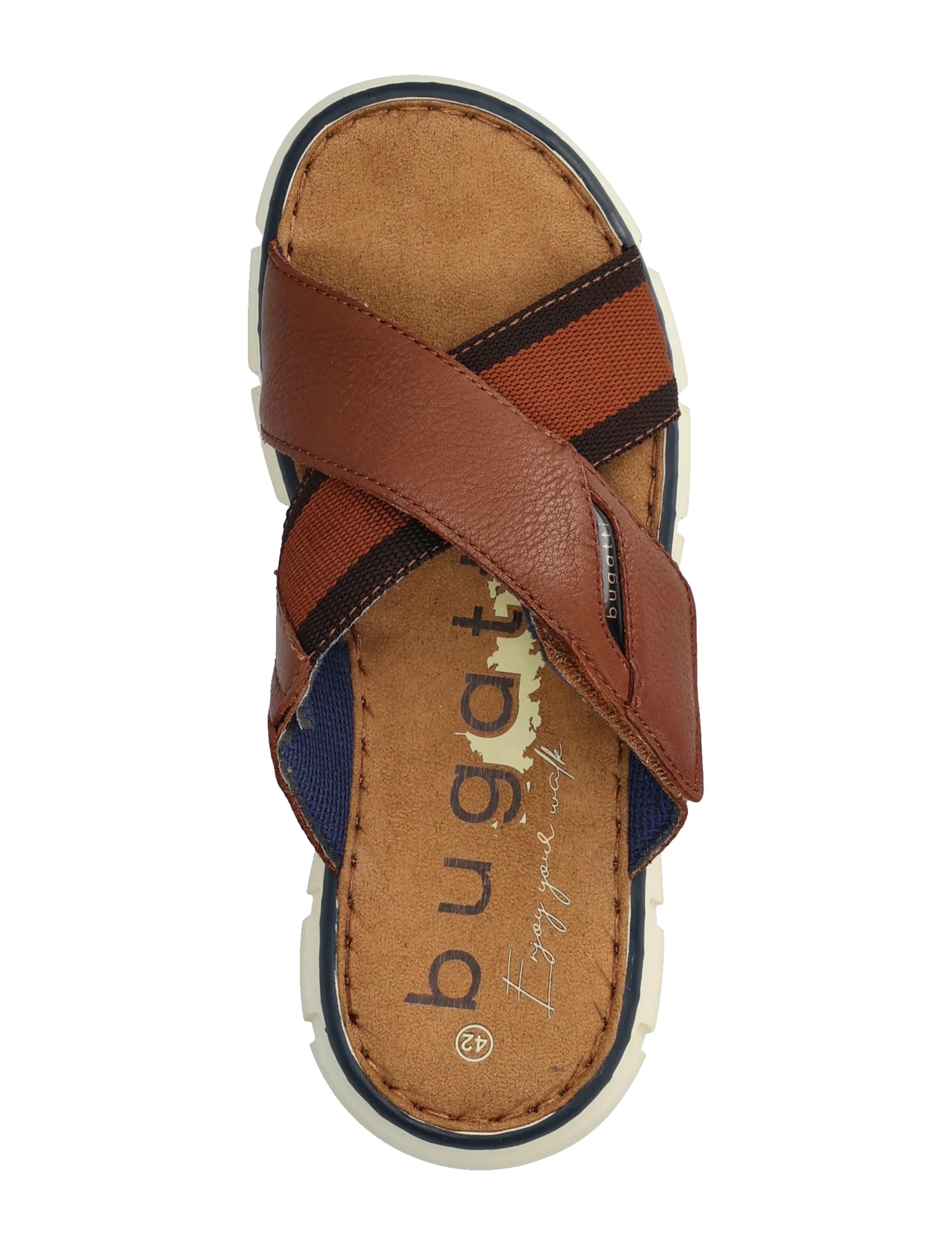 Bugatti - 13392-V2 - sandaler - cognac/cognac - 3