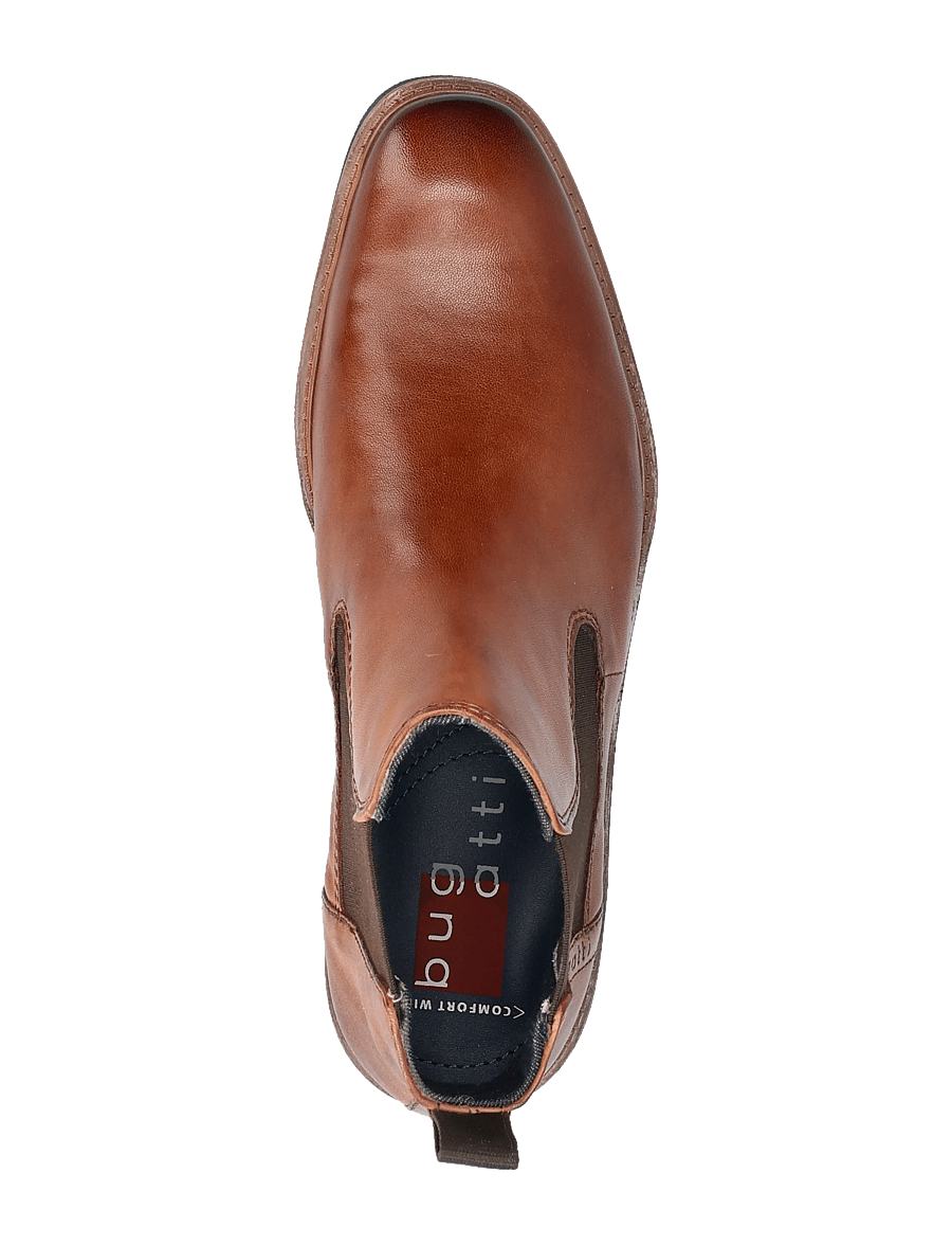Bugatti - 15023-V1 - chelsea boots - cognac - 3