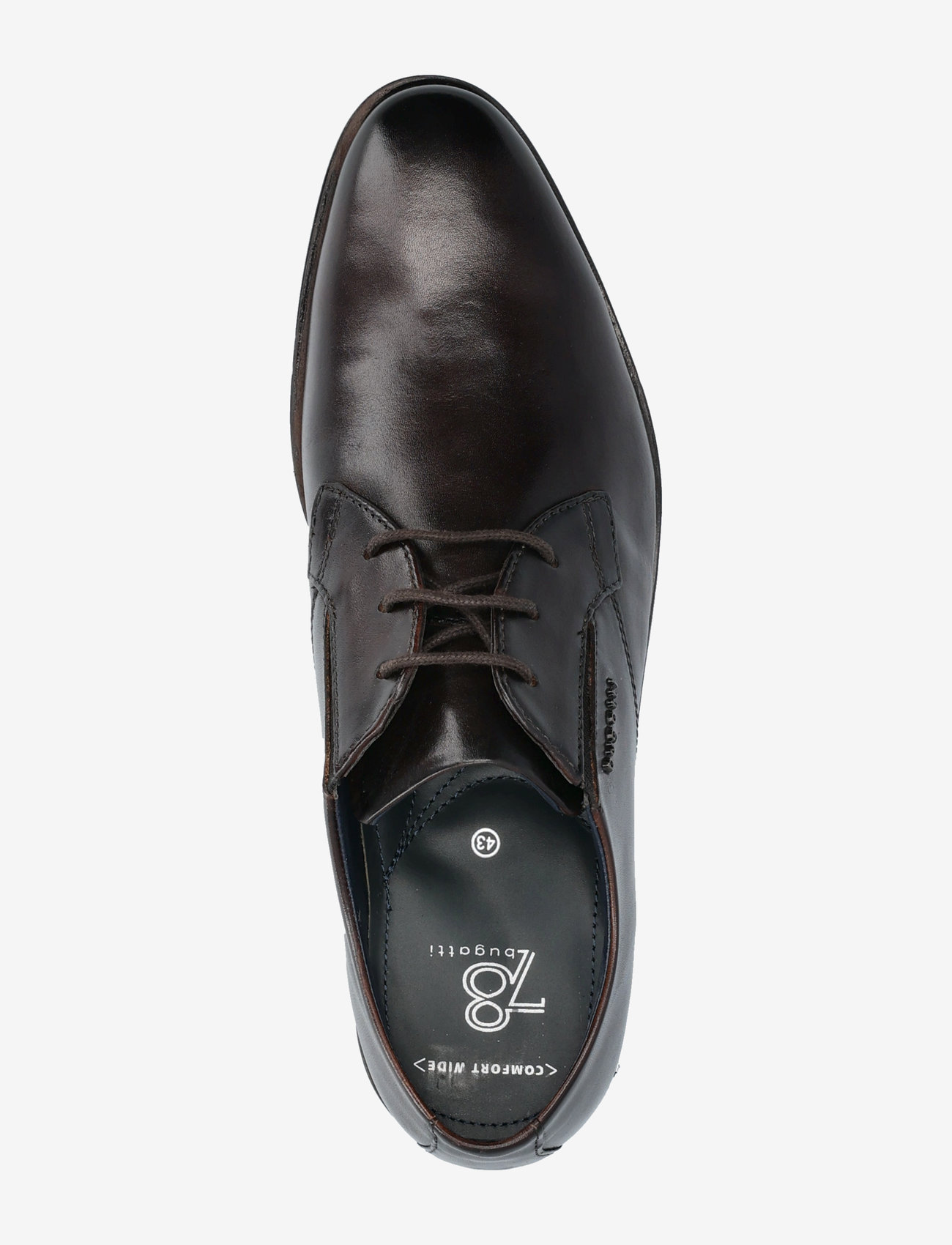 Bugatti - 21100 - lakādas apavi - dark brown - 3