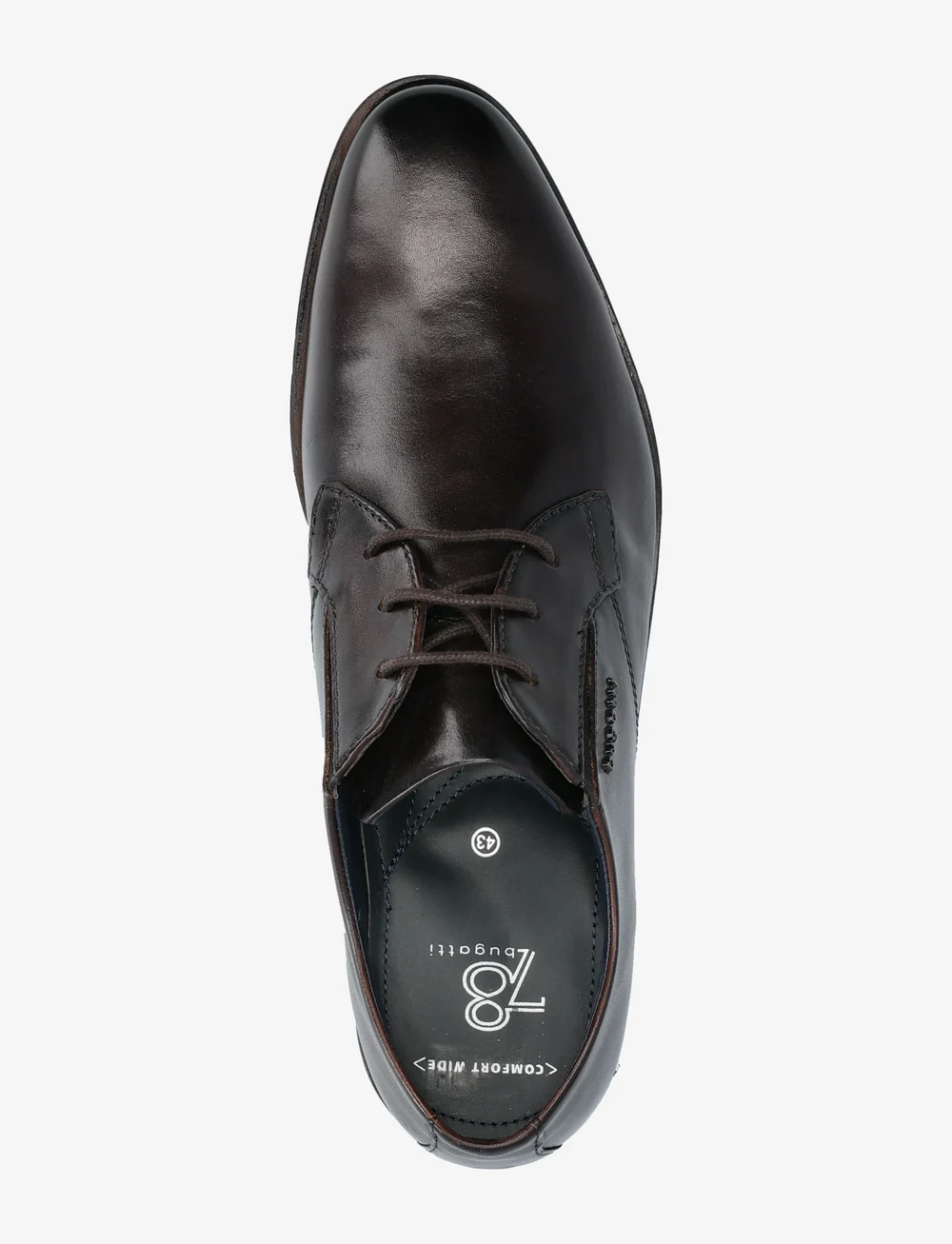 Bugatti - 21100 - lackskor - dark brown - 3