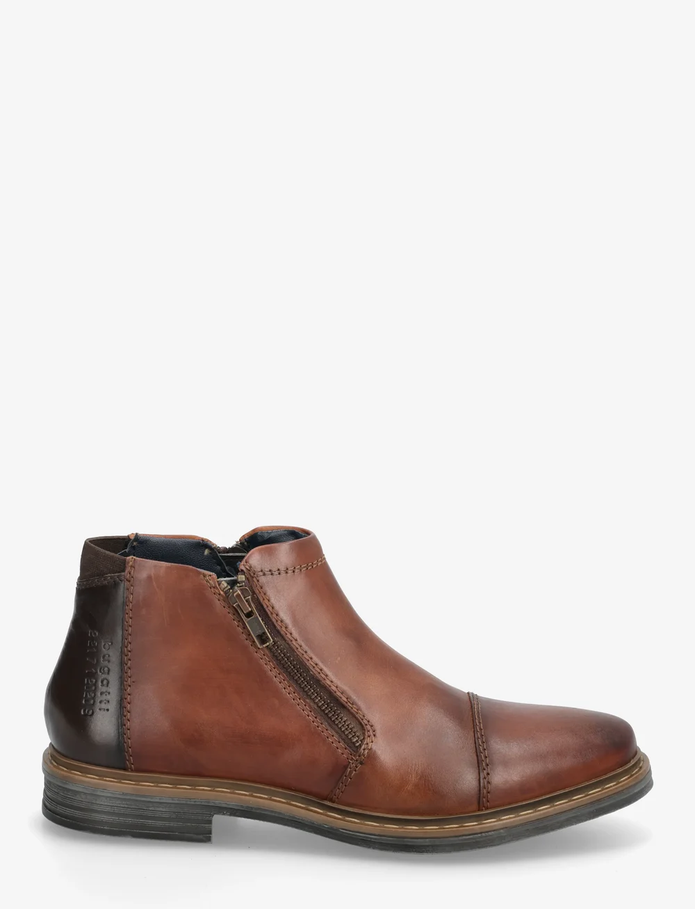 Bugatti - 321111 - chelsea boots - cognac / dark brown - 1