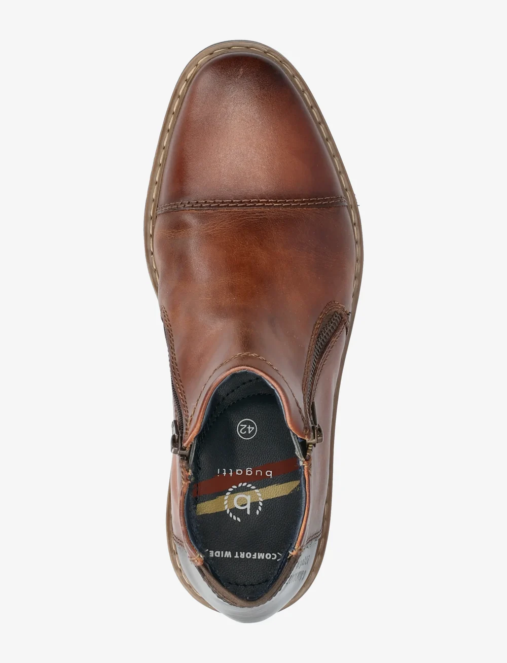 Bugatti - 321111 - chelsea boots - cognac / dark brown - 3