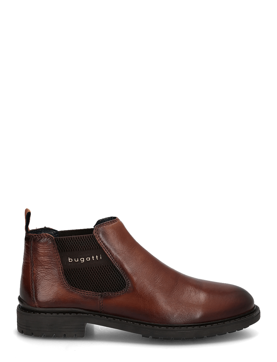 Bugatti - 14194A - chelsea boots - cognac - 2