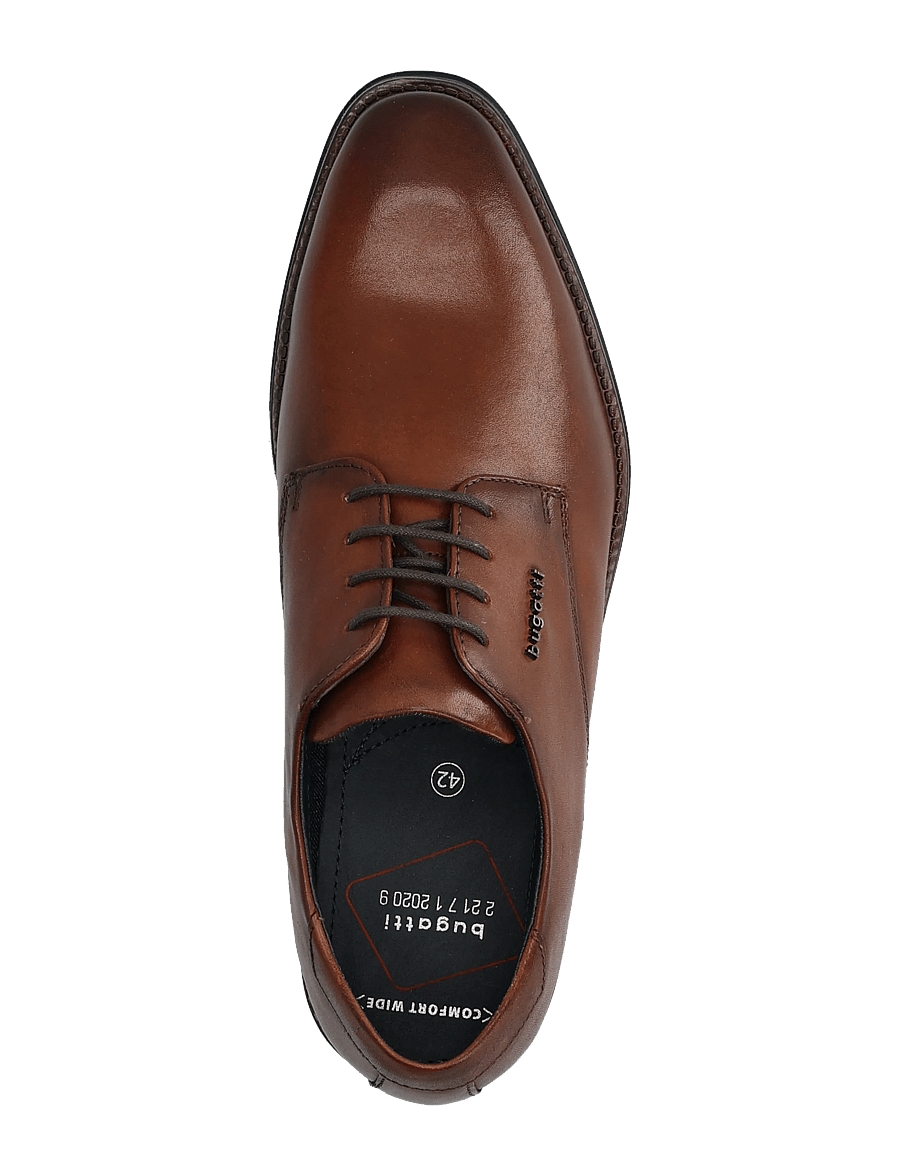 Bugatti - 15964-V1 - patent leather shoes - cognac - 3