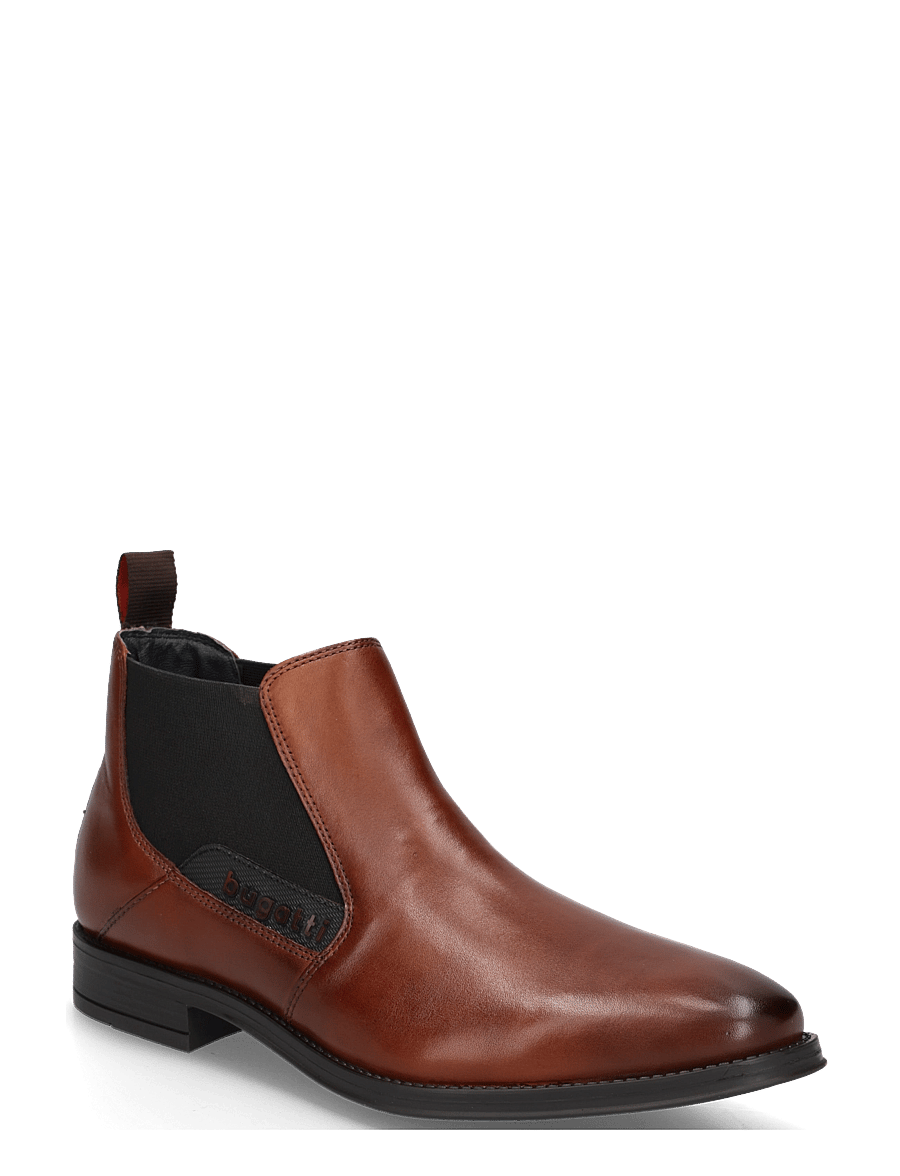 Bugatti - 15965 - chelsea boots - cognac - 0
