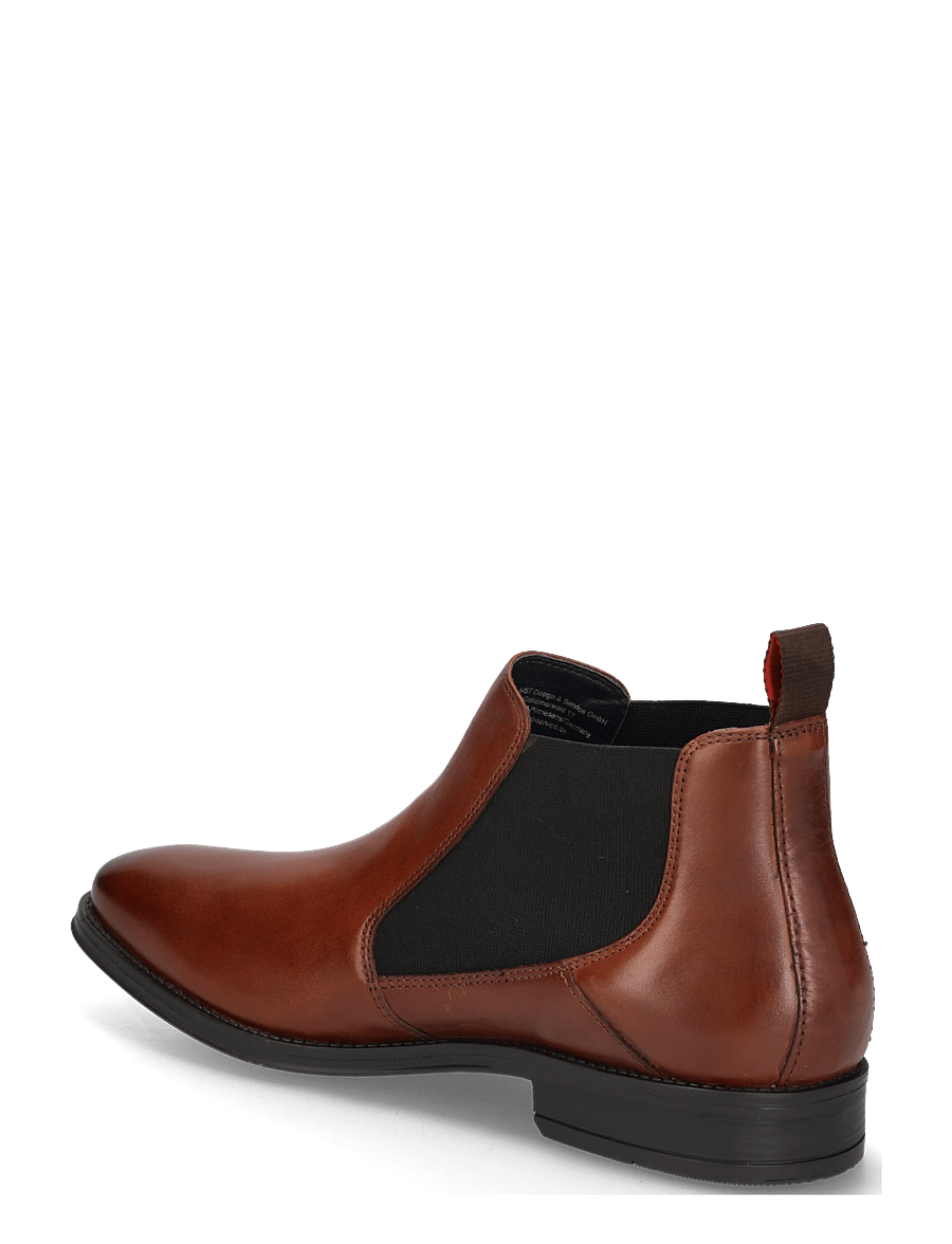 Bugatti - 15965 - chelsea boots - cognac - 1