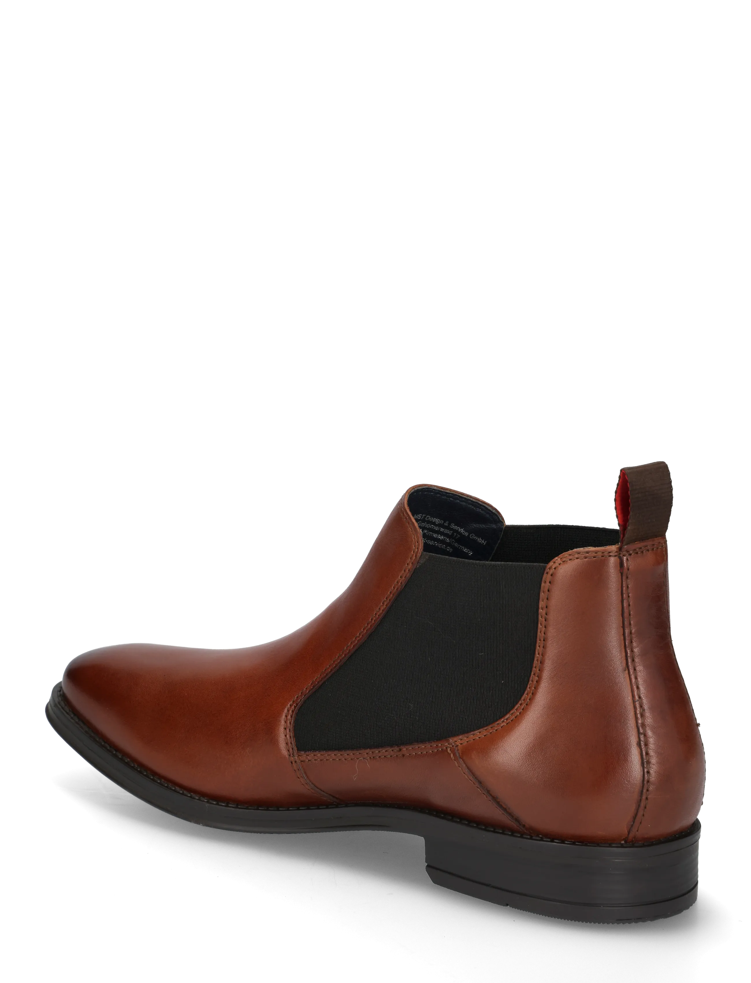 Bugatti - 15965 - chelsea boots - cognac - 1