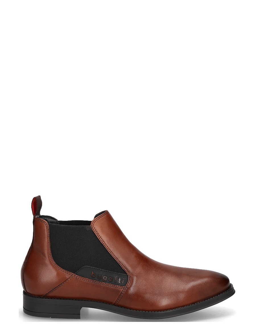 Bugatti - 15965 - chelsea boots - cognac - 2