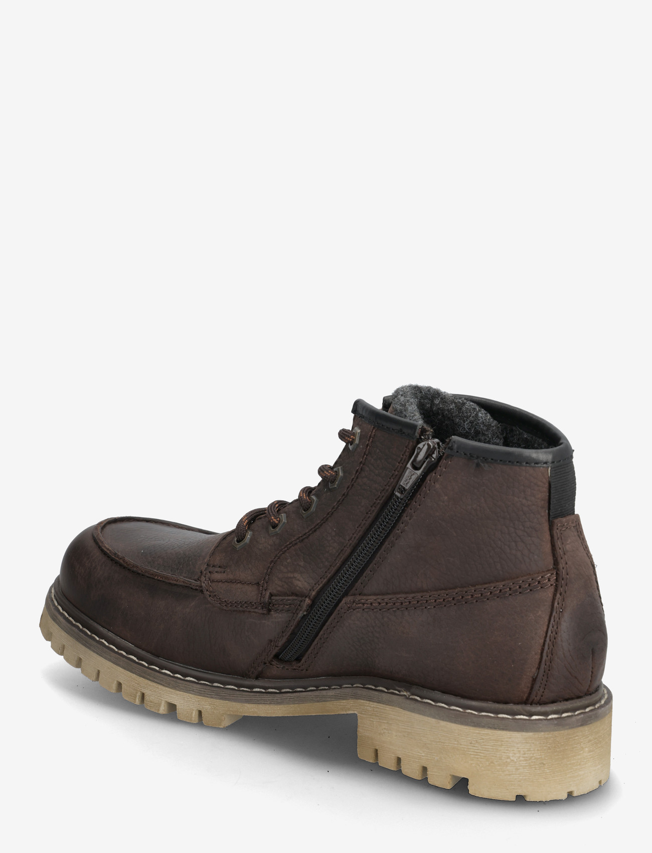 Bugatti - 301200 - støvler med snøre - dark brown - 2