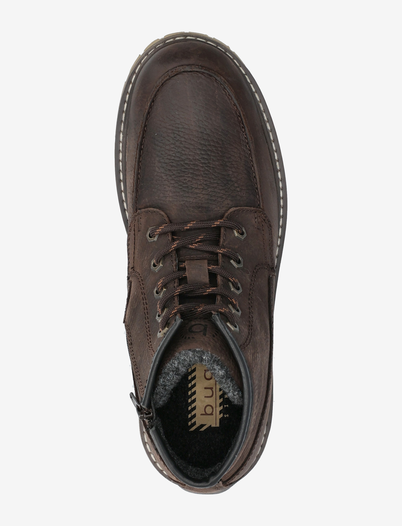 Bugatti - 301200 - støvler med snøre - dark brown - 3