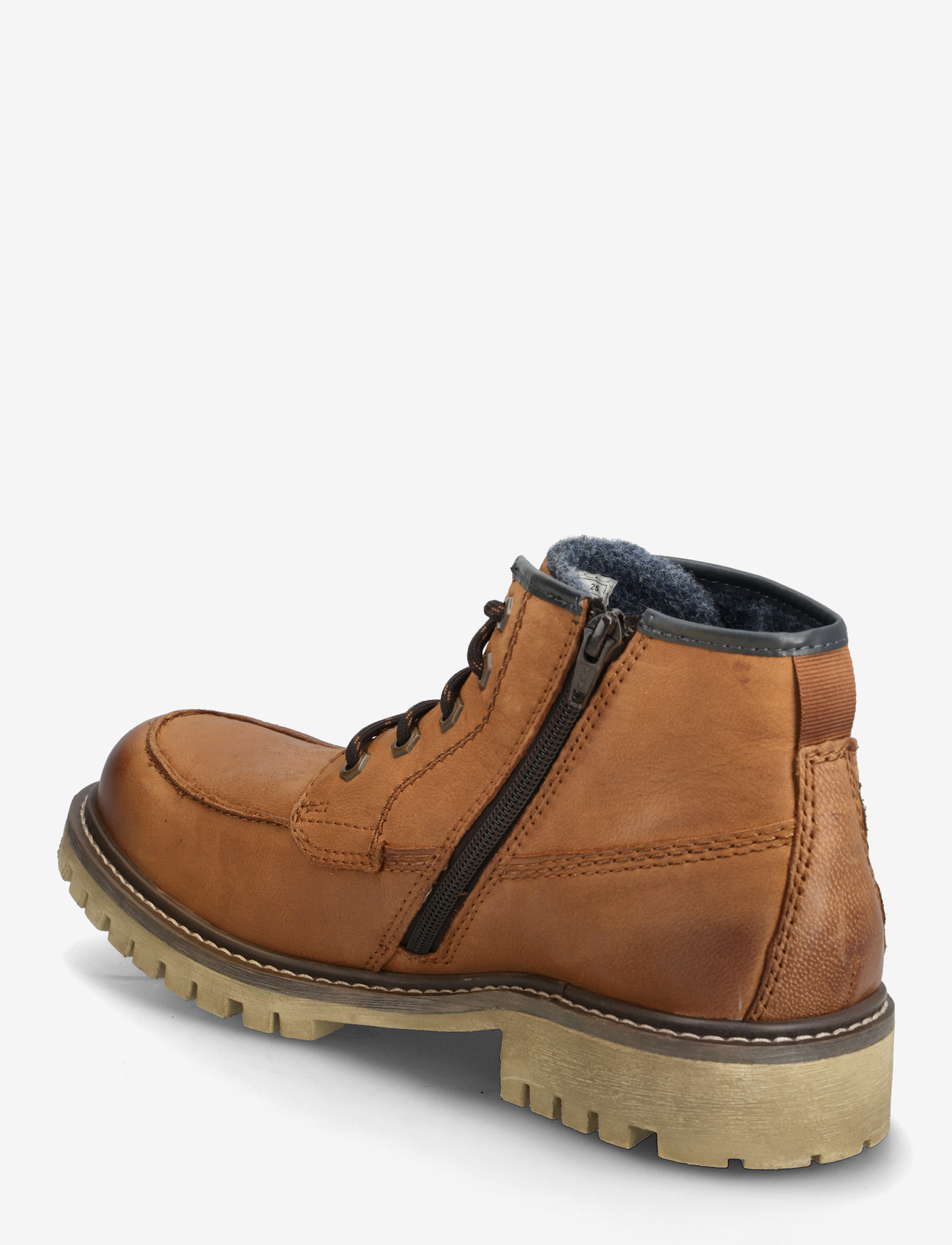 Bugatti - 303200 - støvler med snøre - cognac - 2
