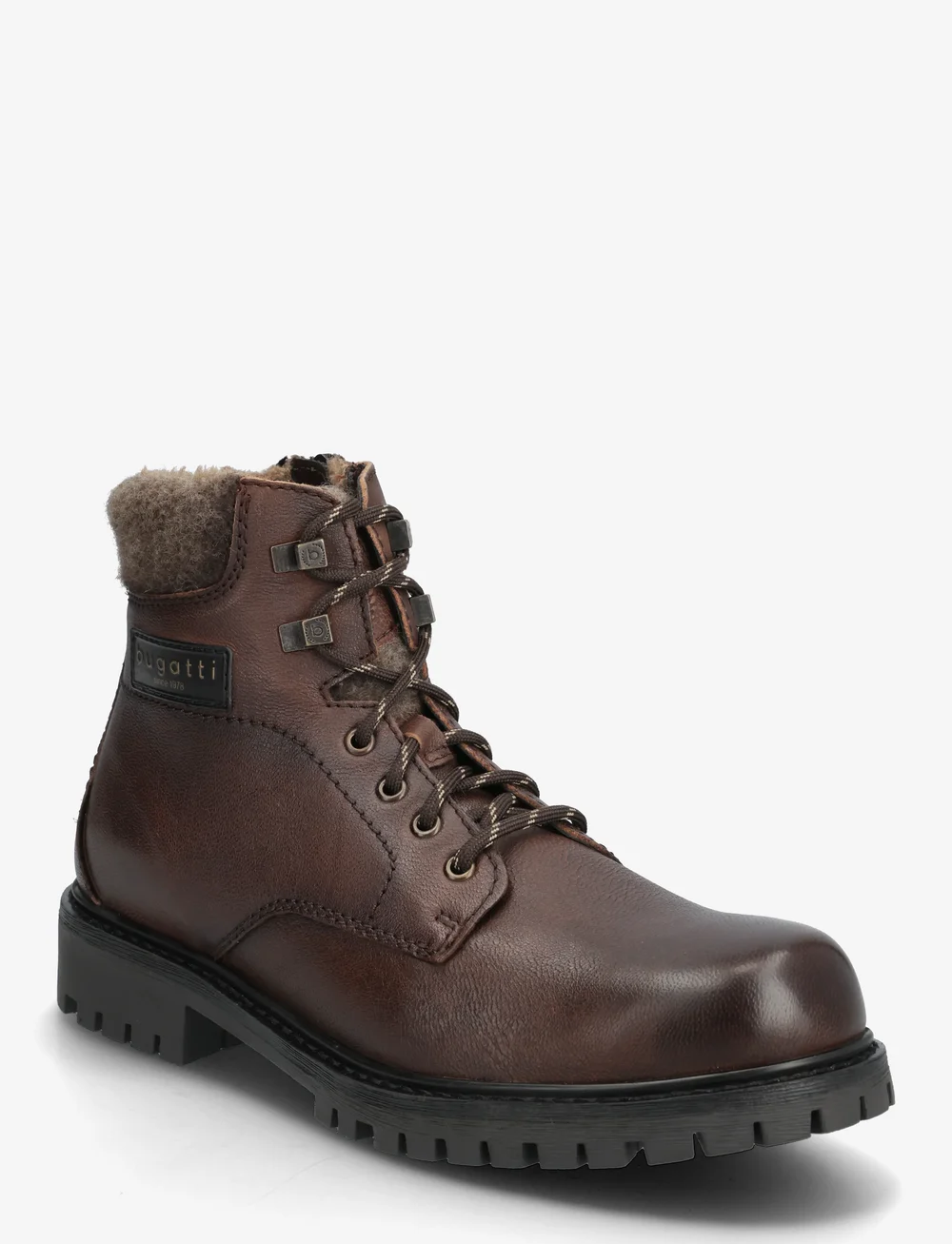 Bugatti - 503200 - støvler med snøre - dark brown - 0