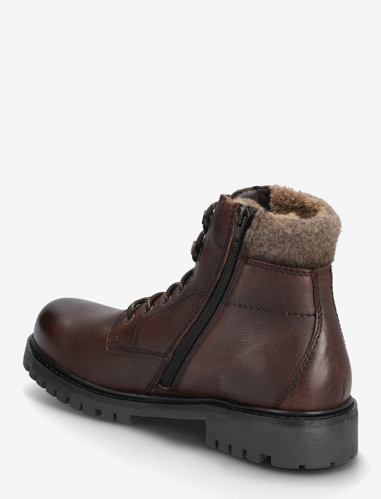 Bugatti - 503200 - støvler med snøre - dark brown - 2