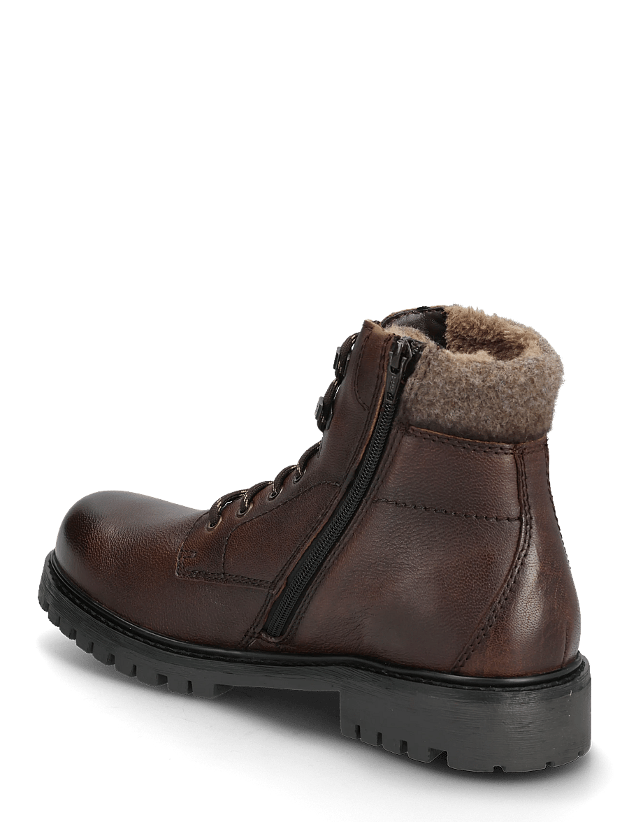 Bugatti - 503200 - støvler med snøre - dark brown - 2
