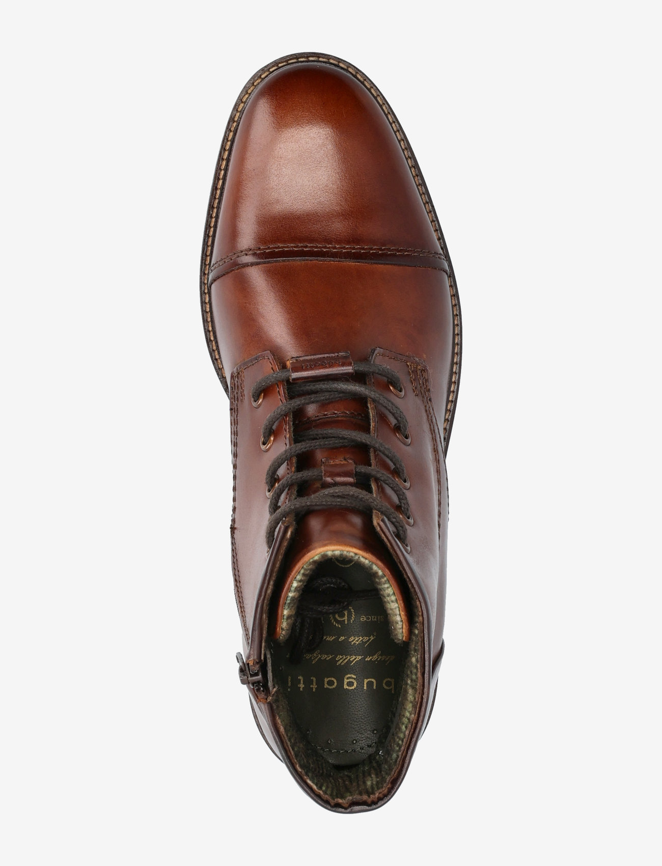 Bugatti - 391000 - med snøring - cognac - 3