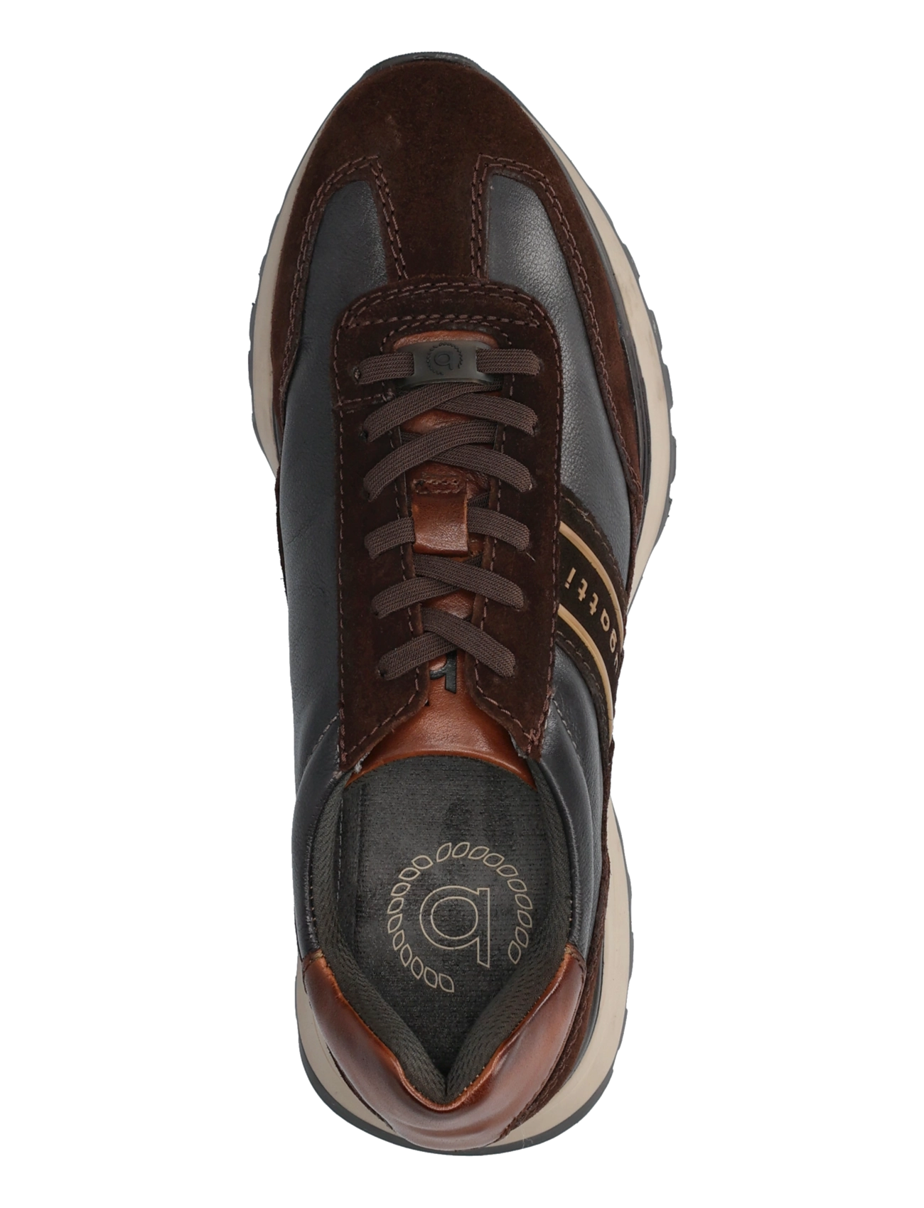 Bugatti - 15921 - sneakers - dark brown/dark grey - 3