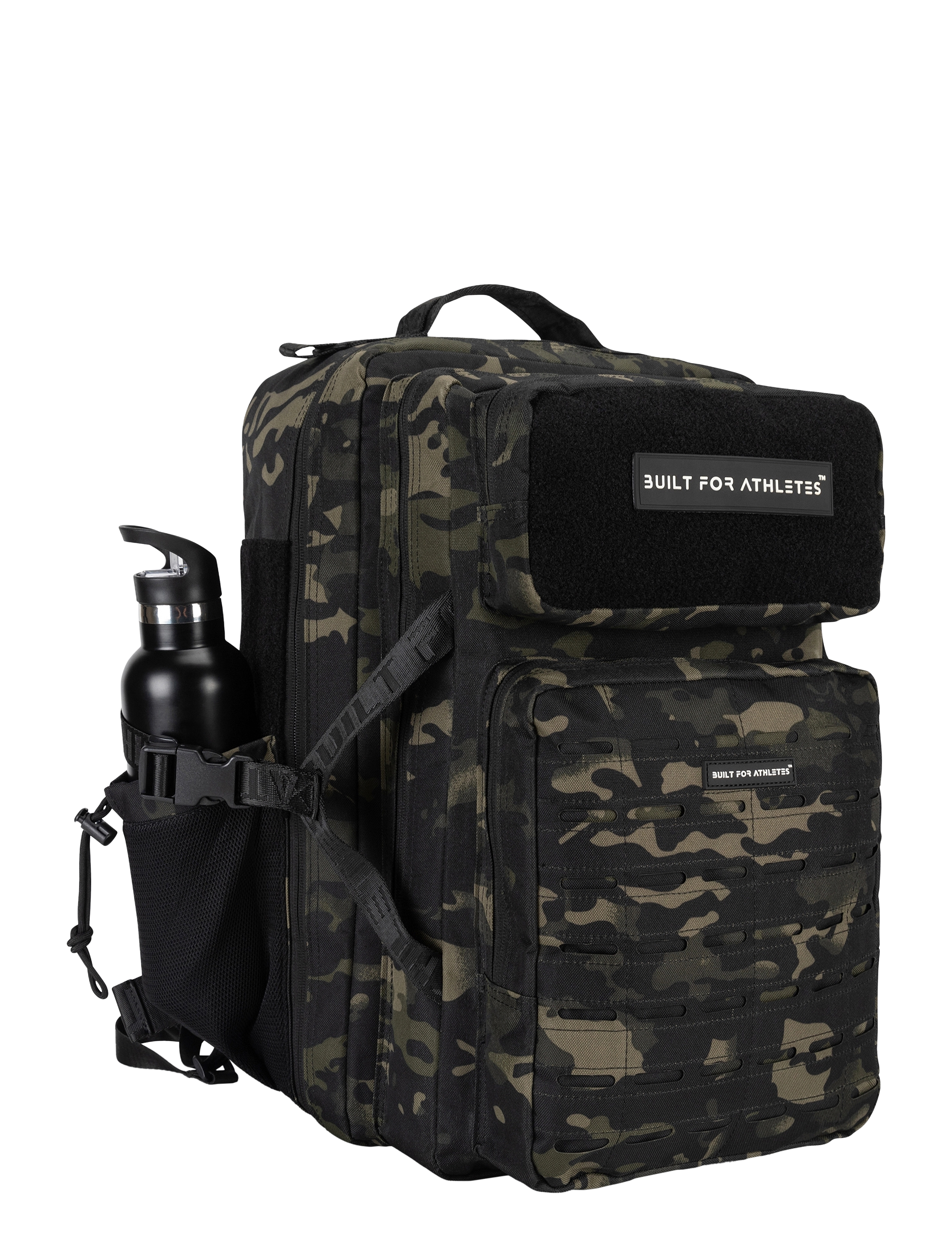 Built For Athletes - Large Black Camo 45L Hero 3.0 Backpack - black camo - 2