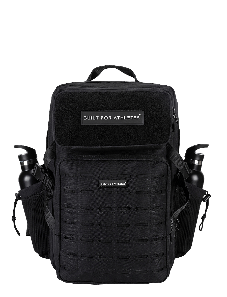 Built For Athletes - Large Black Gym Backpack - black - 1