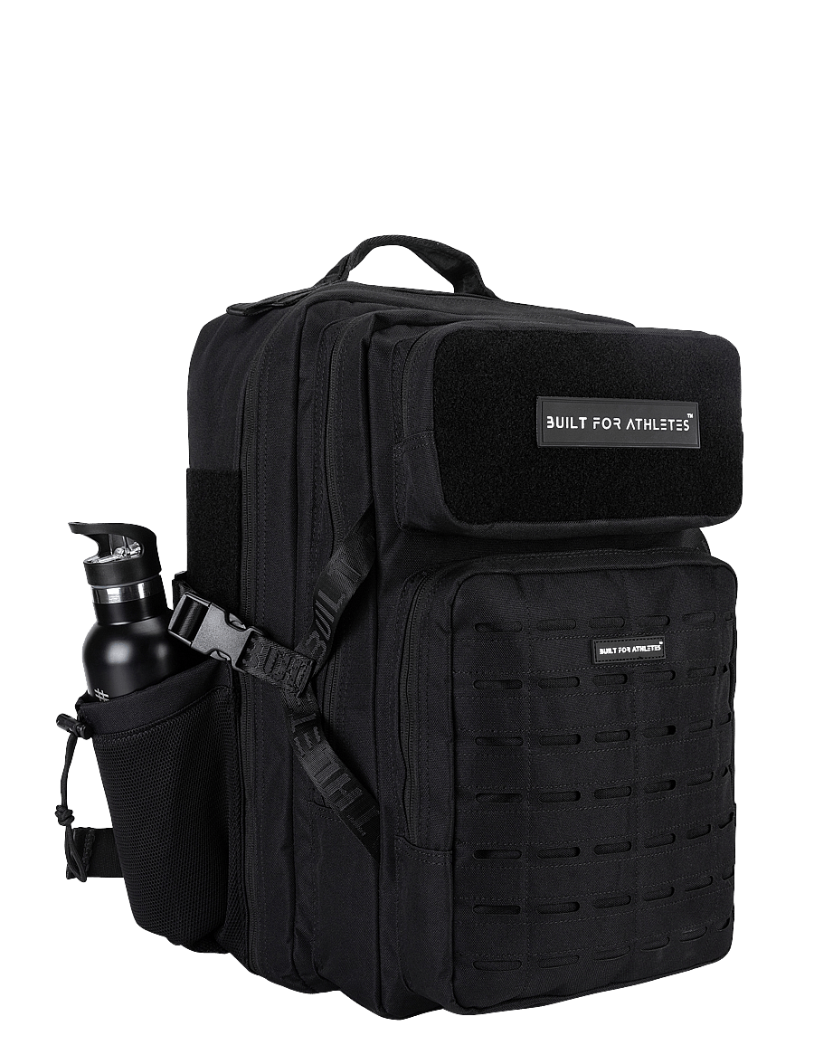 Built For Athletes - Large Black Gym Backpack - black - 4