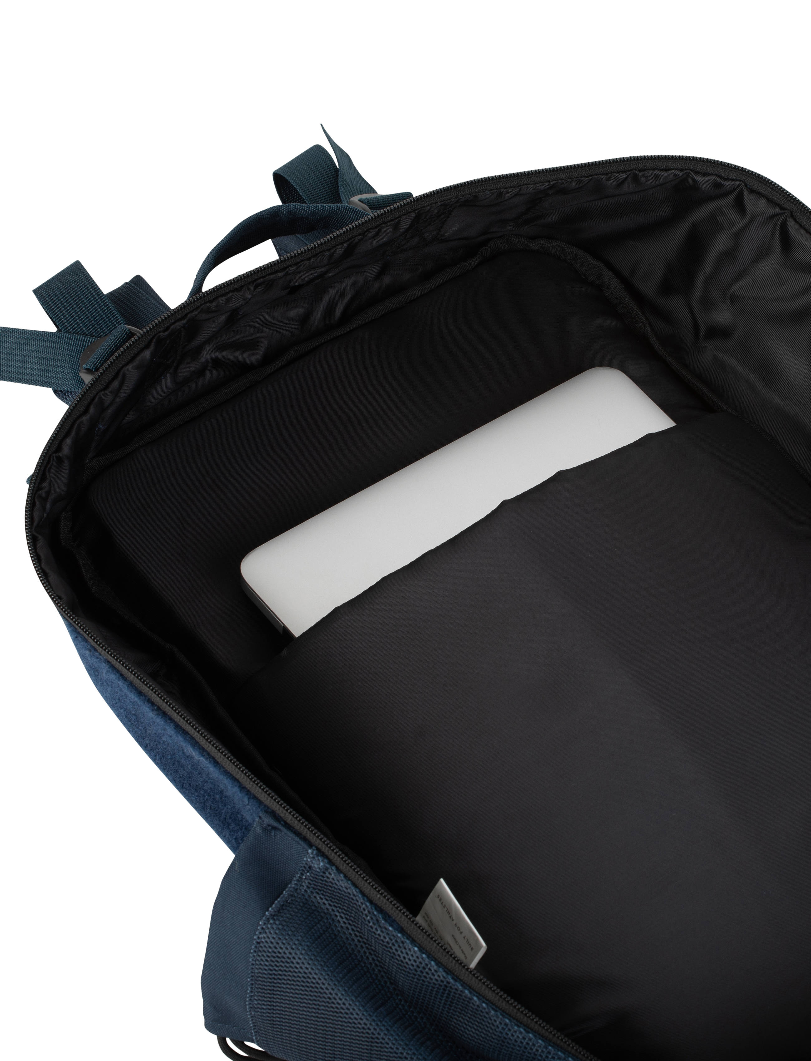 Built For Athletes - Large Navy & Orange Gym Backpack - dark blue orange - 5