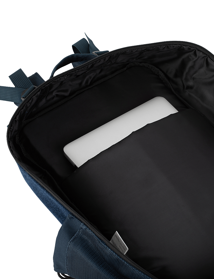 Built For Athletes - Large Navy & Orange Gym Backpack - dark blue orange - 5