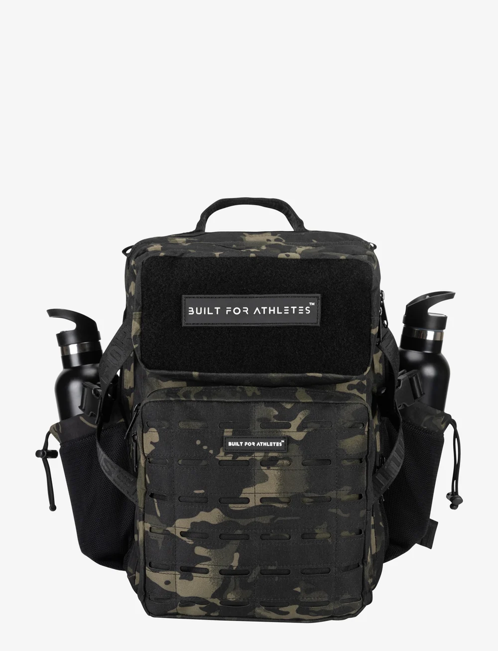 Built For Athletes - Medium Black Camo Gym Backpack - sporttaschen - black camo - 1