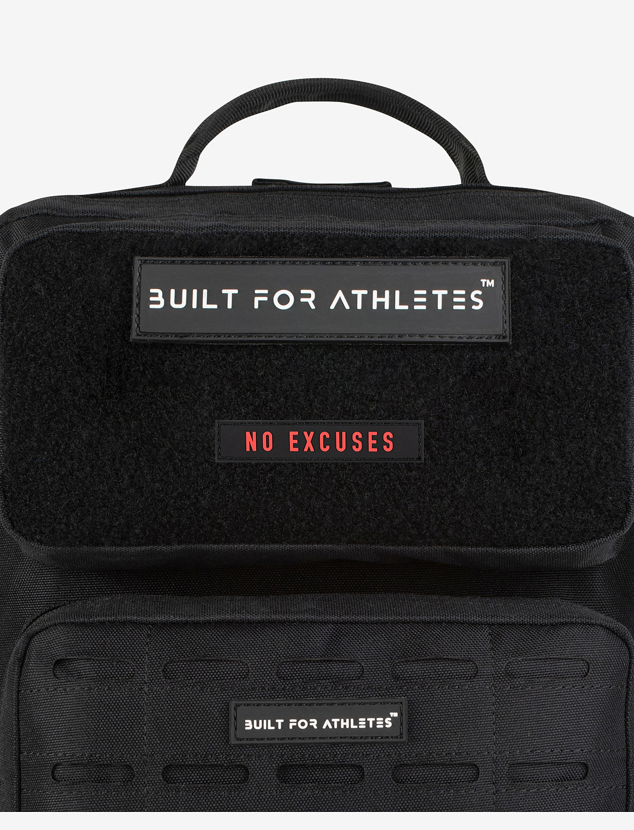 Built For Athletes - No Excuses Patch - tasketilbehør - black - 0