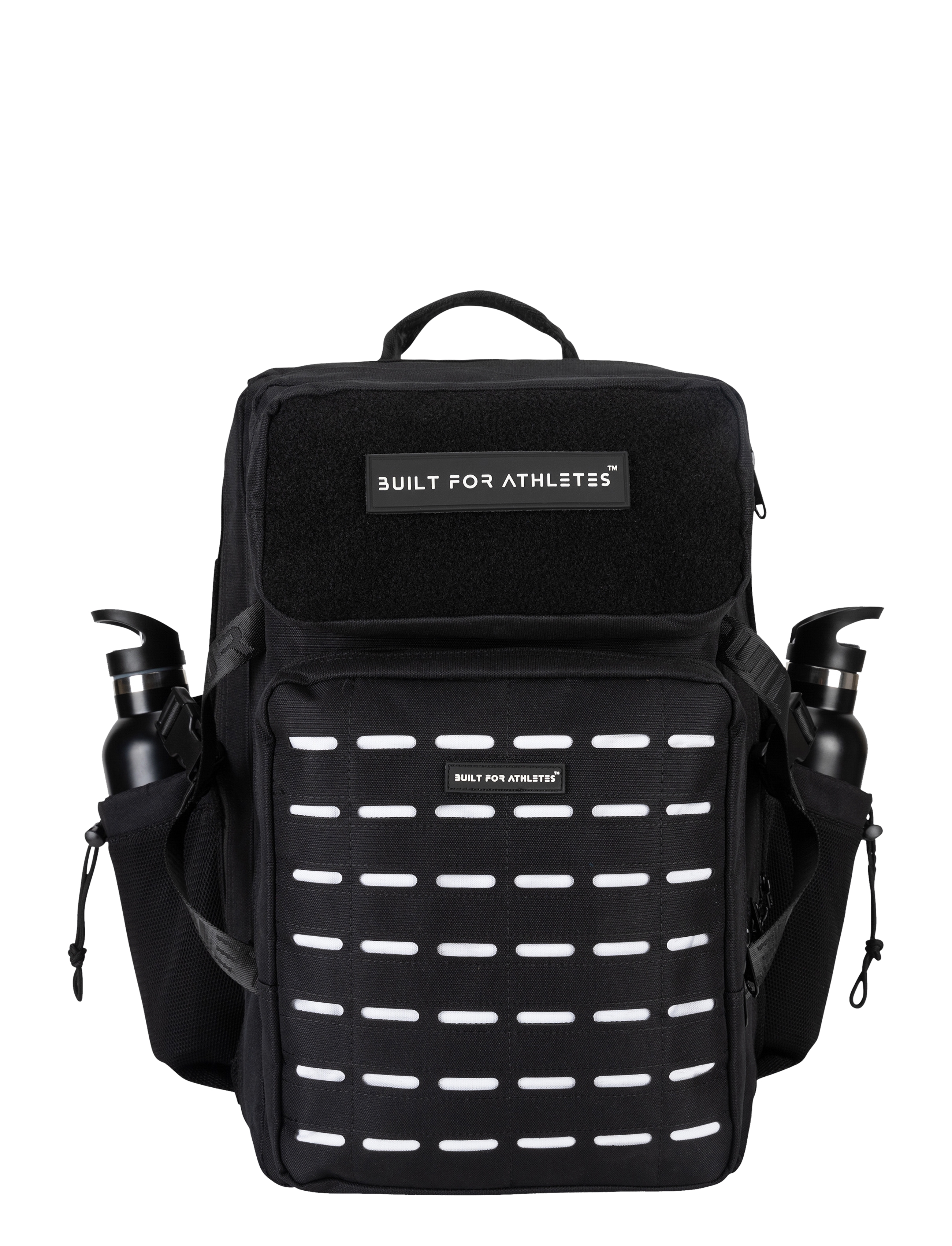 Built For Athletes - Large Monochrome 45L Hero 3.0 Backpack - black white - 1