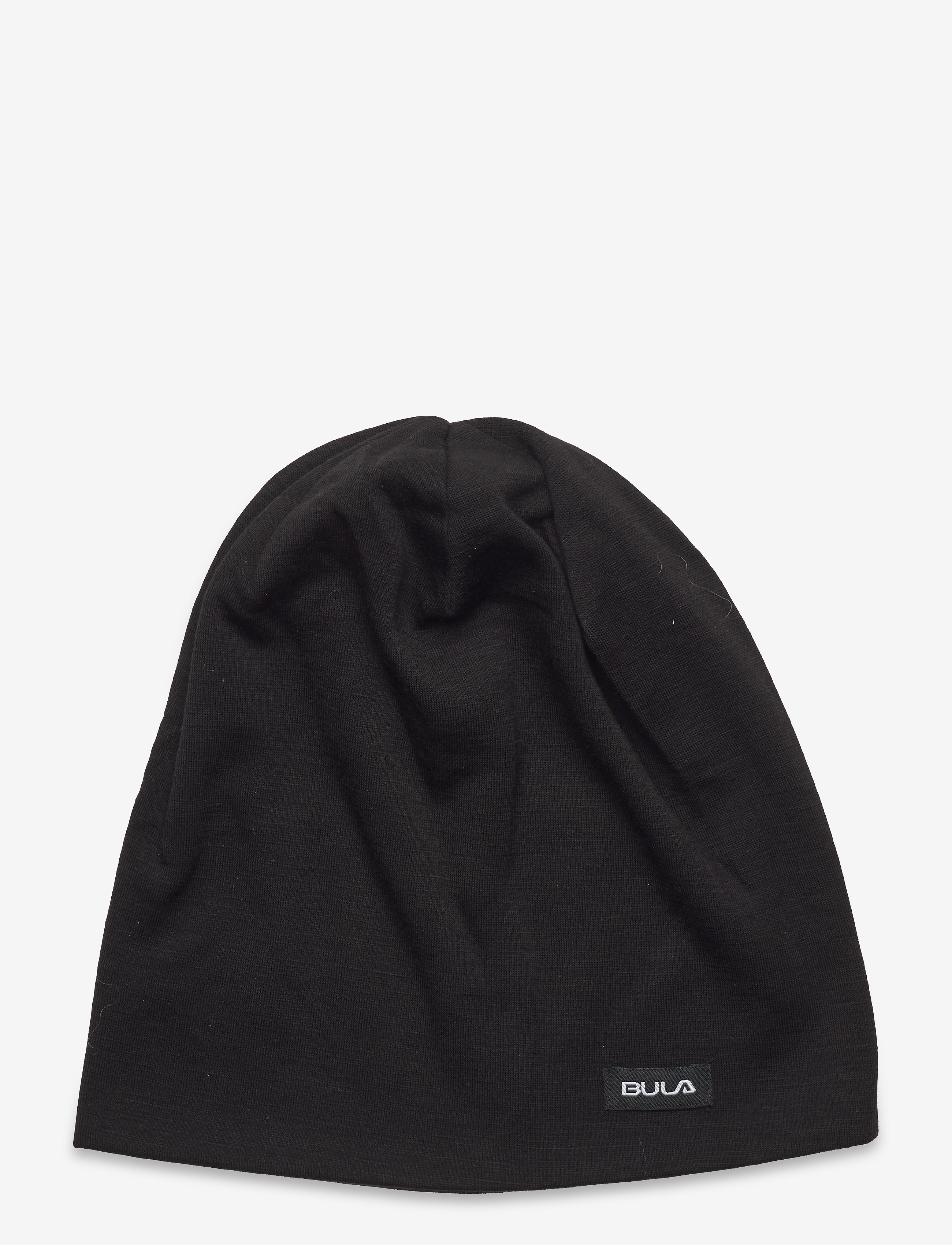 Camo Printed Wool Beanie - BLACK