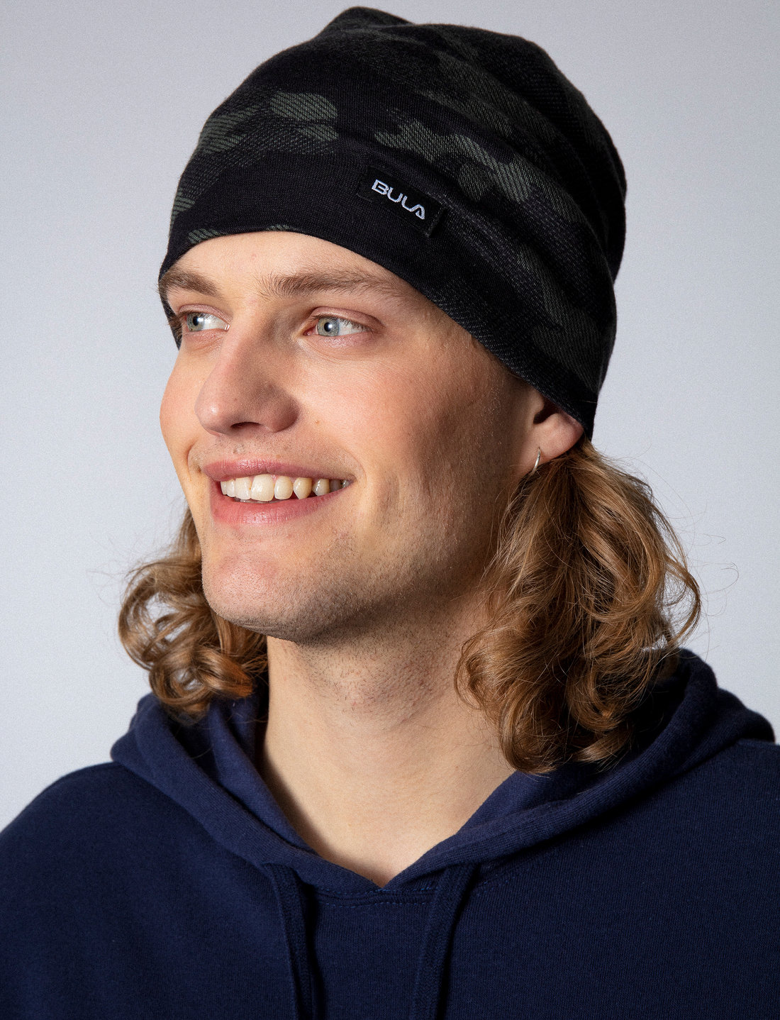 Bula Camo Printed Wool Beanie Hats Boozt