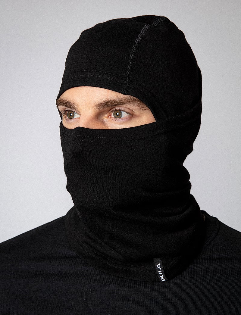 Bula - Wool Convertible Balaclava - mössor - black - 0