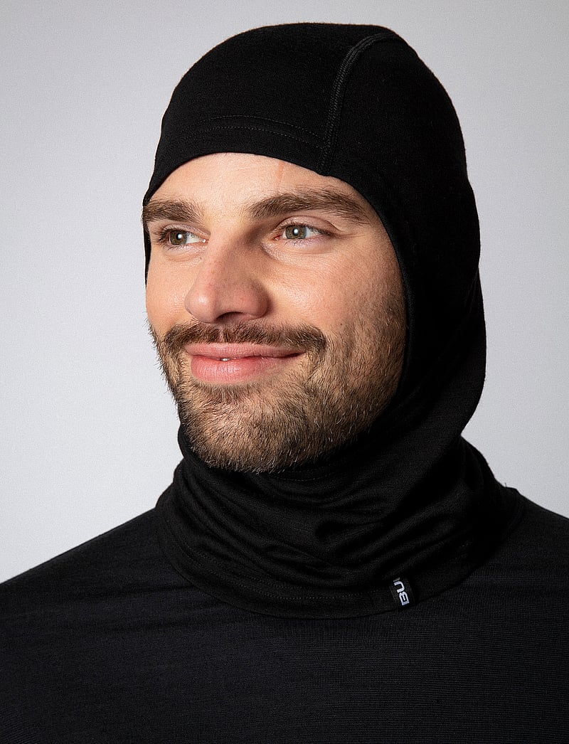 Bula - Wool Convertible Balaclava - mössor - black - 3