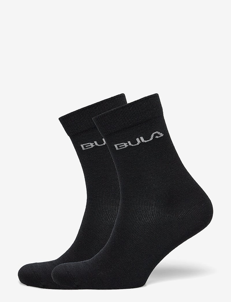 Bula - 2PK LIGHT WOOL SOCK - spordisokid - blk - 1