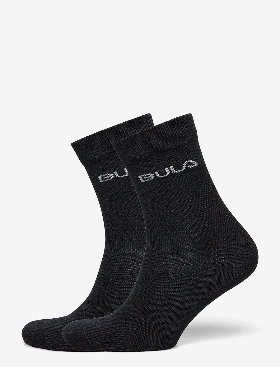 Bula - 2PK LIGHT WOOL SOCK - träningsstrumpor - blk - 1