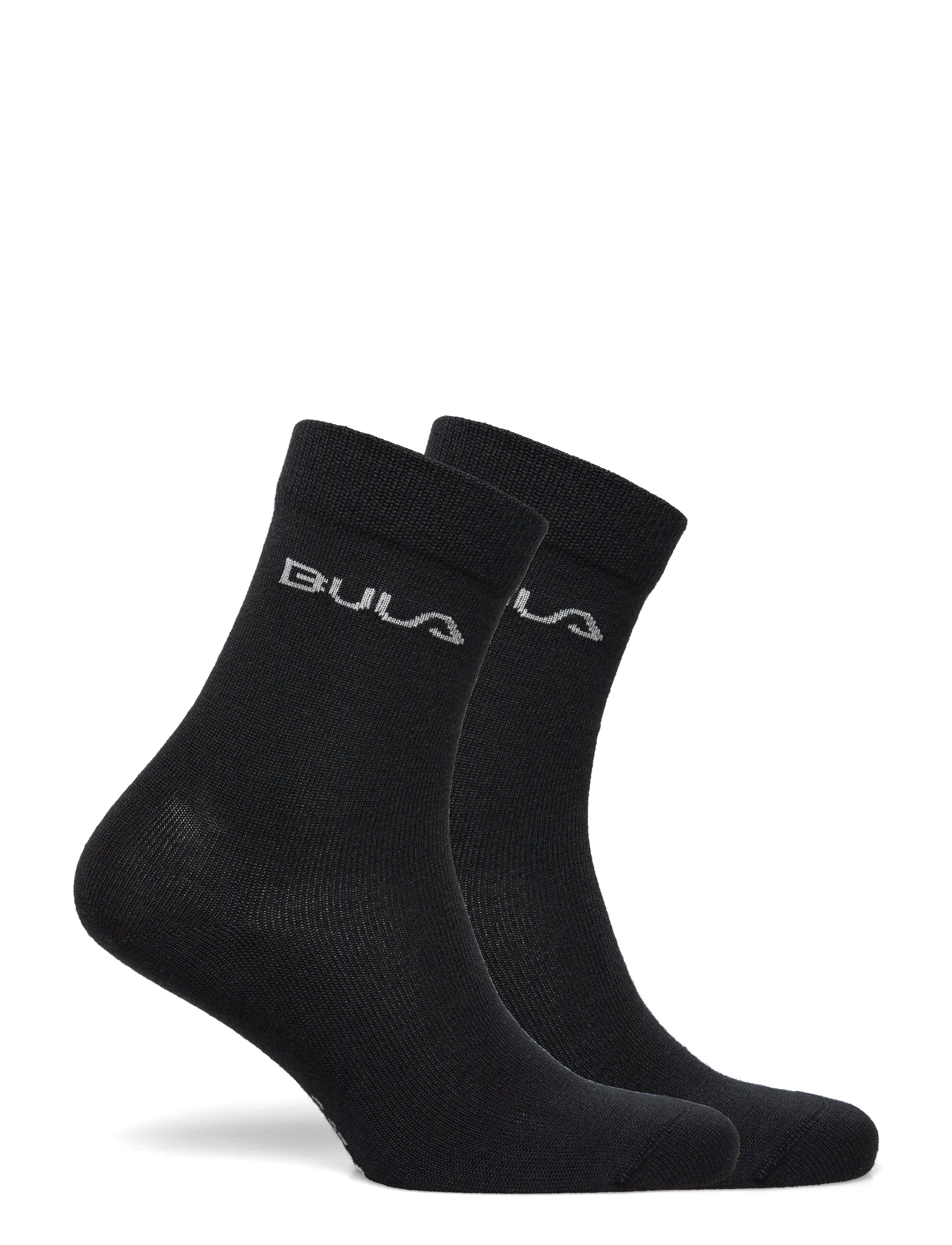 Bula - 2PK LIGHT WOOL SOCK - madalaimad hinnad - blk - 2