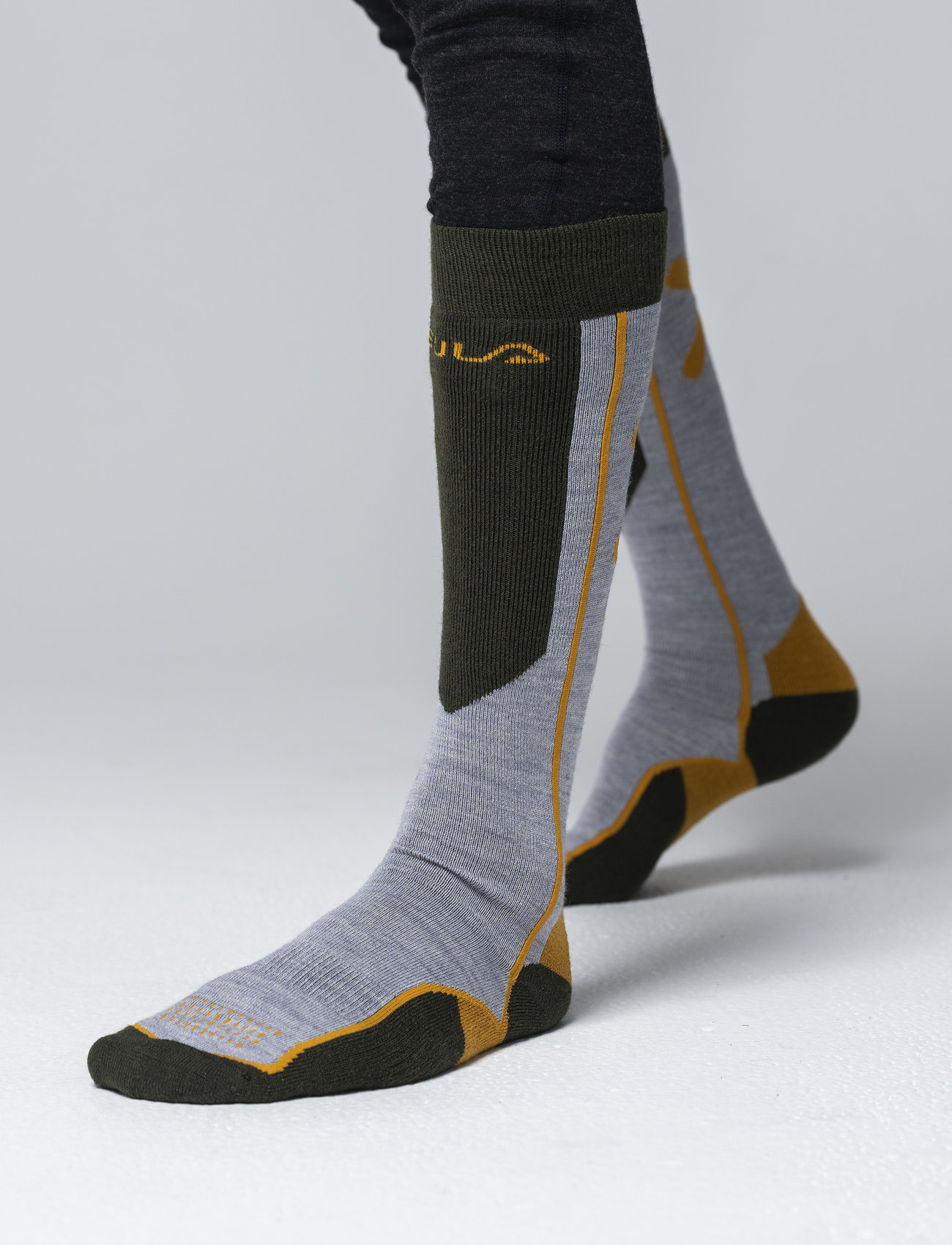 Bula - Park Ski Socks - laveste priser - greym - 1