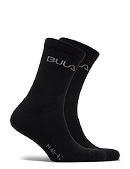 Bula - 2PK Wool Socks - alhaisimmat hinnat - black - 1