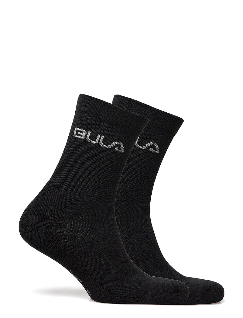 Bula - 2PK Wool Socks - sportstrømper - blk - 2