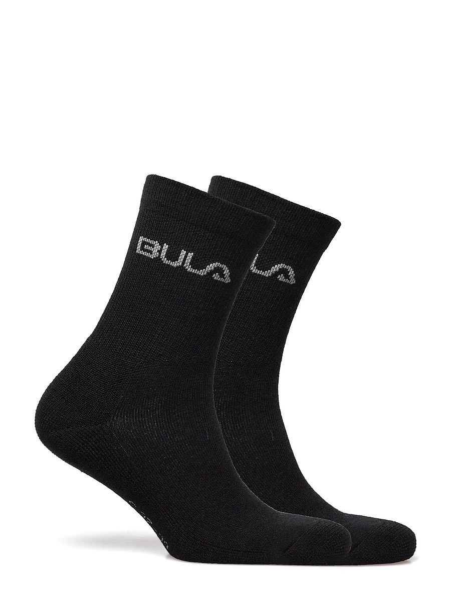 Bula - 2PK Wool Socks - Íþróttasokkar - blk - 2