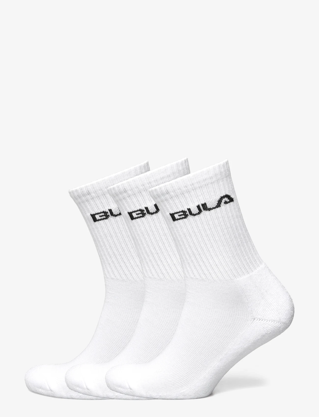 Bula - Classic Socks 3pk - alhaisimmat hinnat - whi - 0