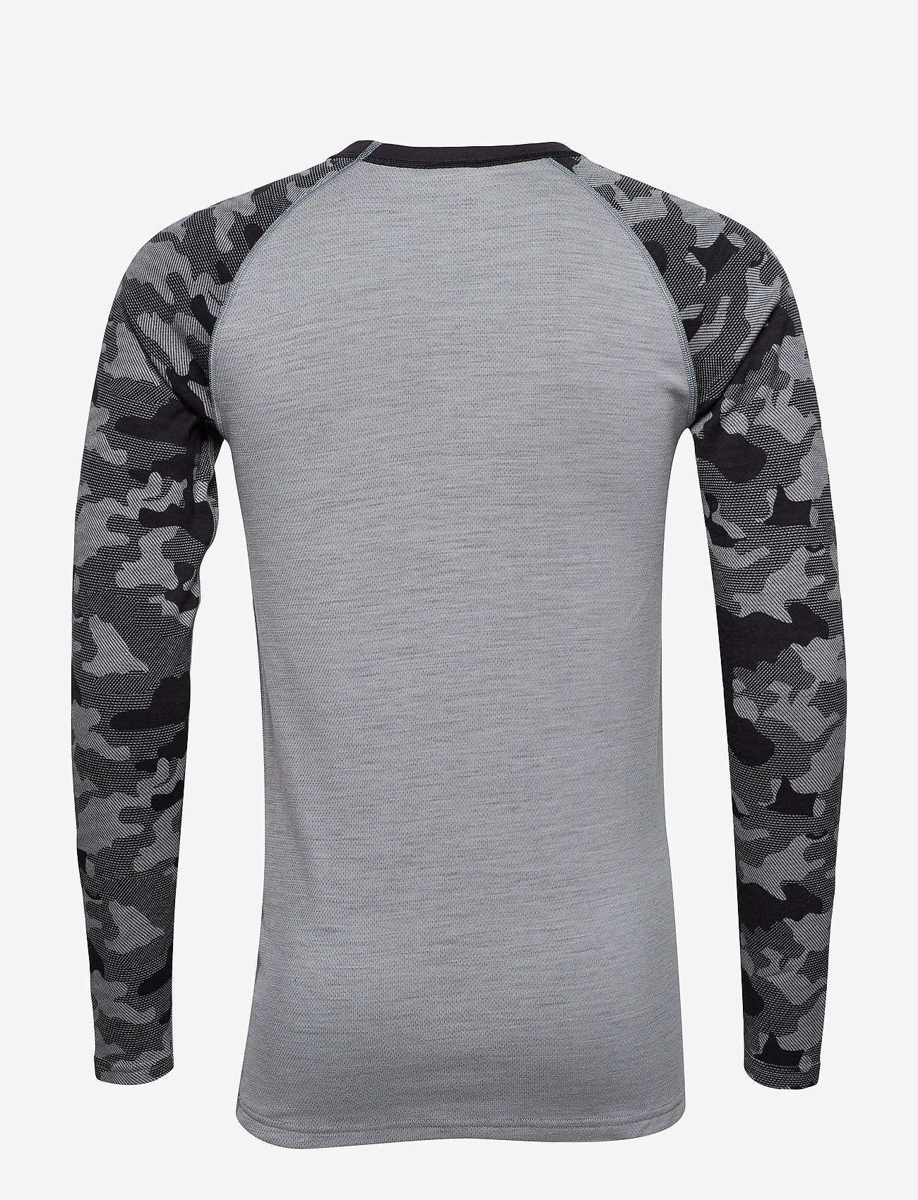 Bula - CAMO MERINO WOOL CREW - greym - 1