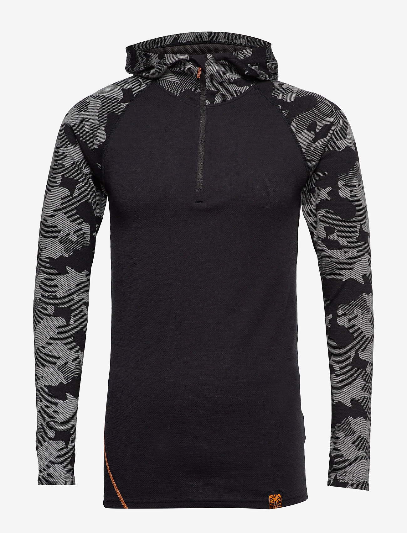 Bula - CAMO MERINO WOOL HZ HOOD - dgrey - 0