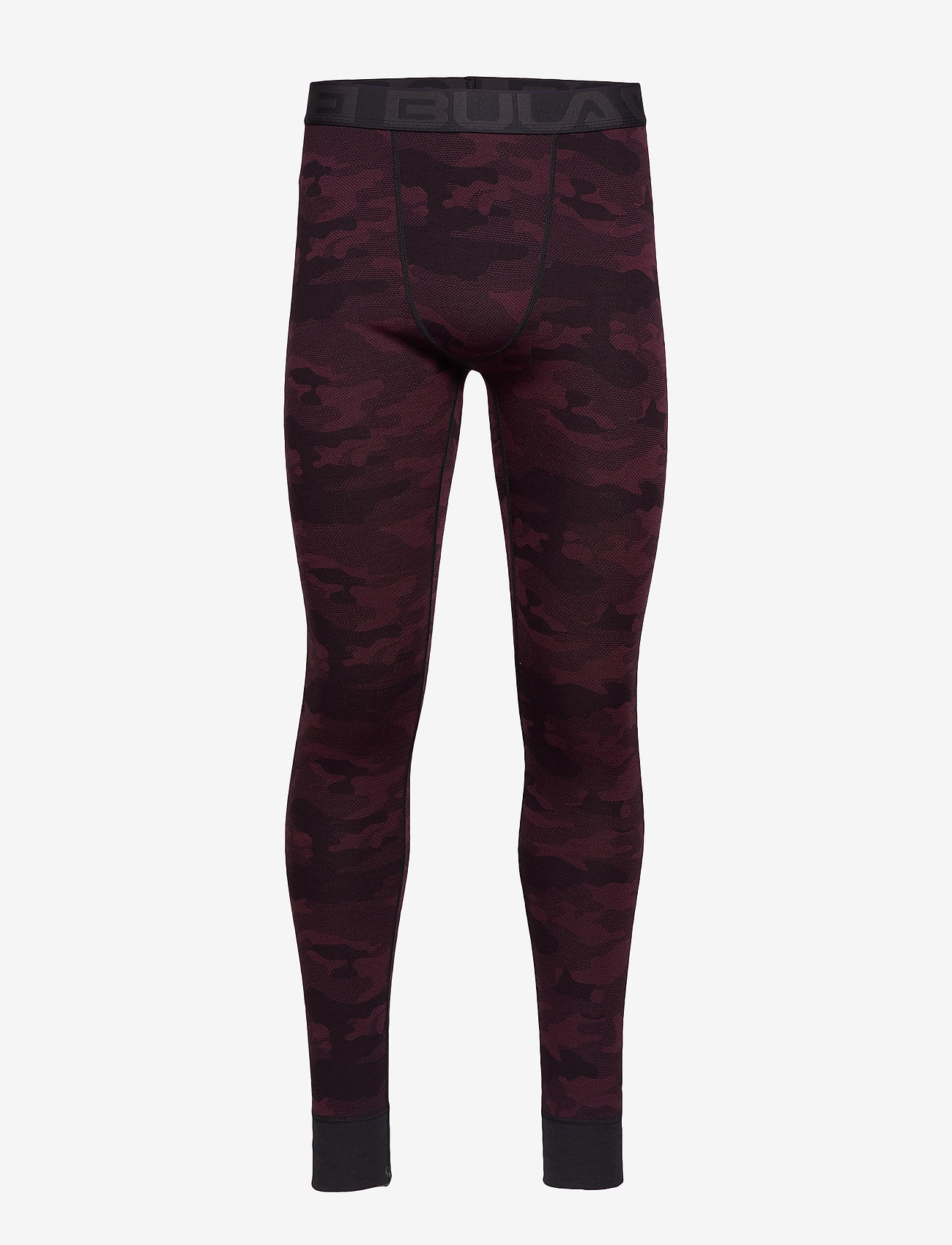 Bula - CAMO MERINO WOOL  PANT - burgnd - 0