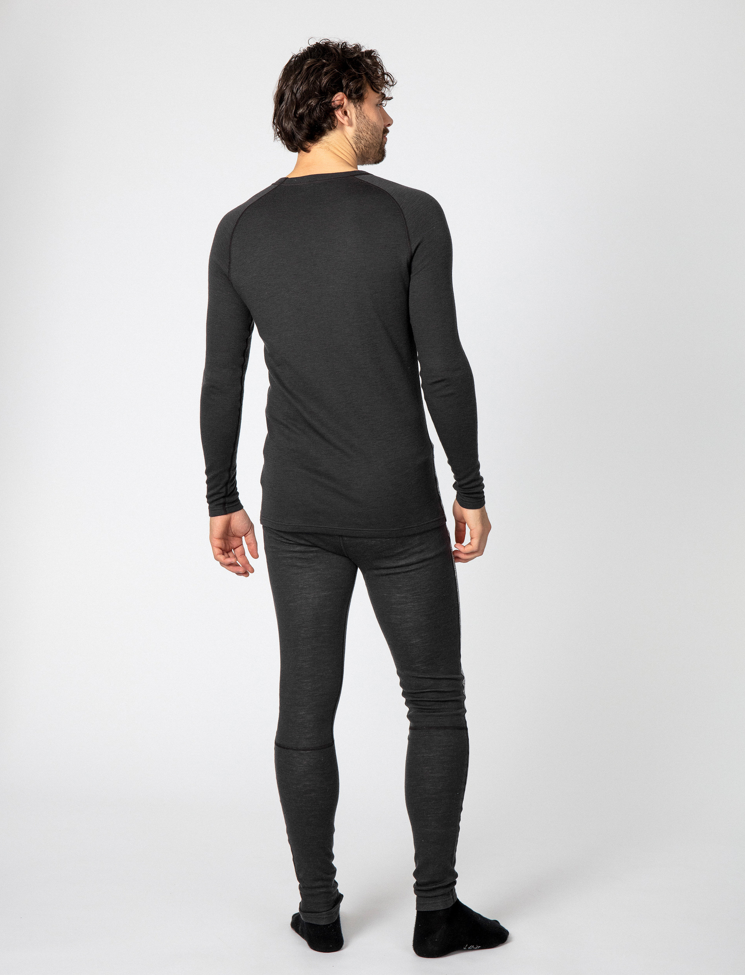 Bula - GEO MERINO WOOL CREW - dgrey - 5