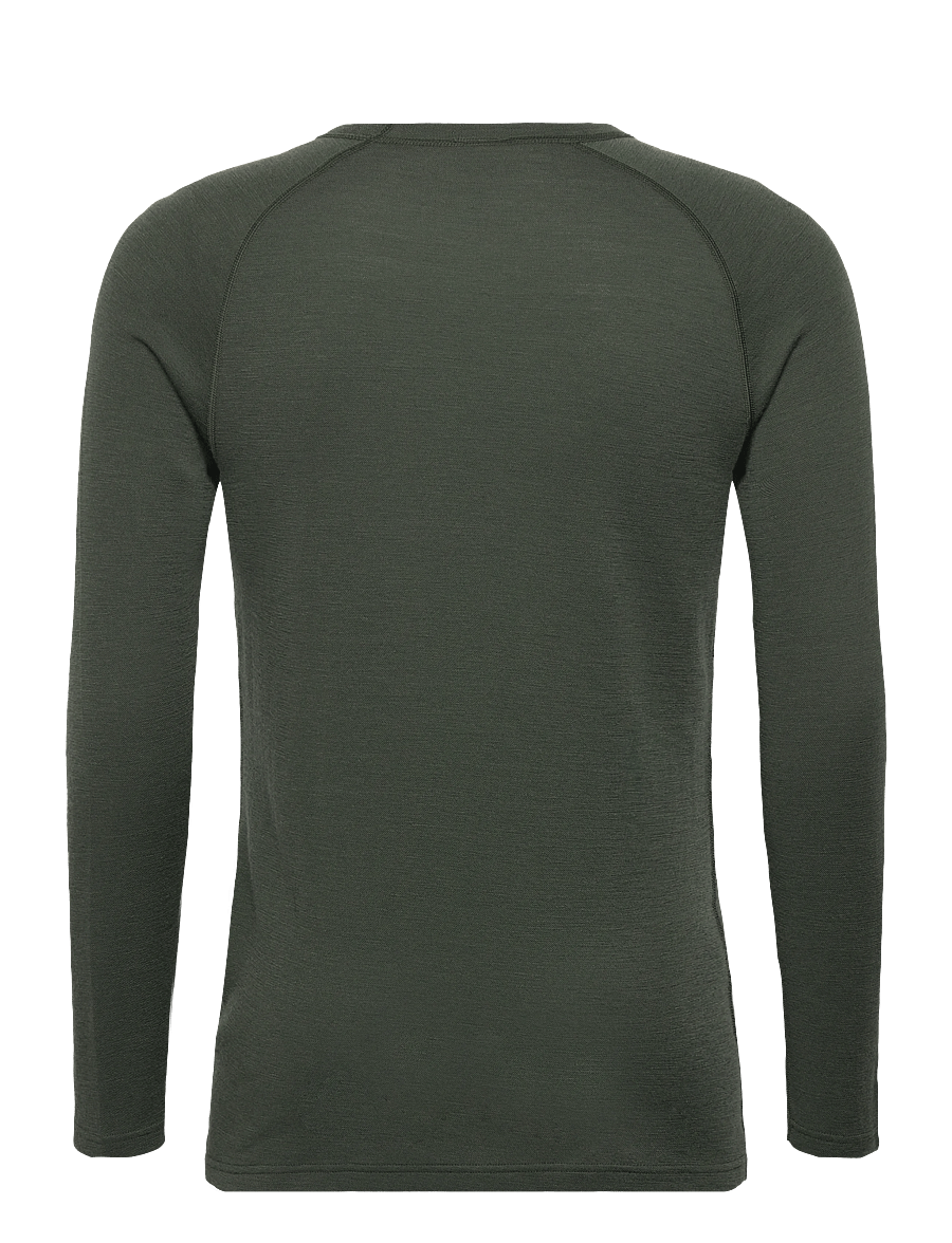 Bula - GEO MERINO WOOL CREW - base layer tops - dolive - 1