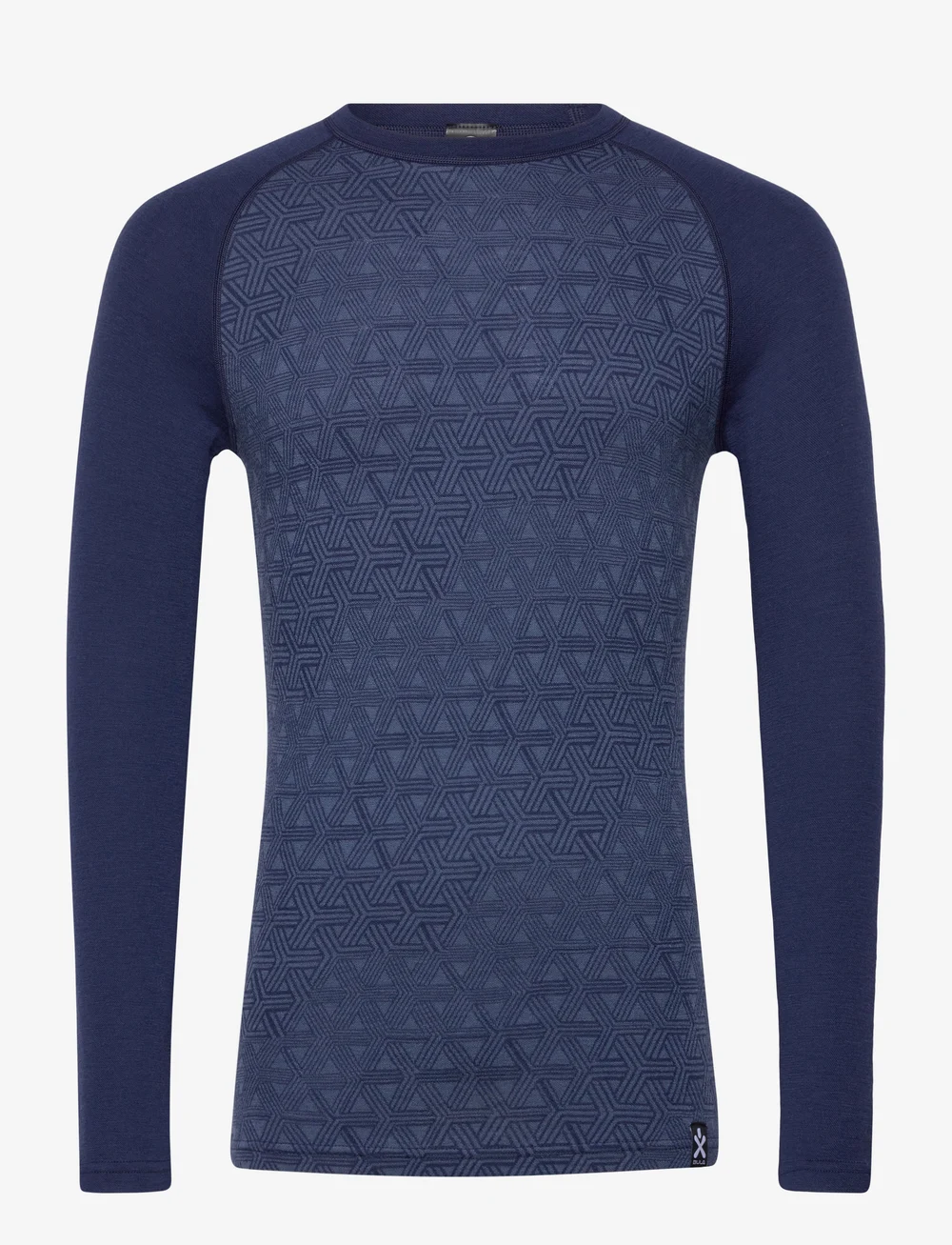 Bula - GEO MERINO WOOL CREW - funktionsunterwäsche - oberteile - navy - 1