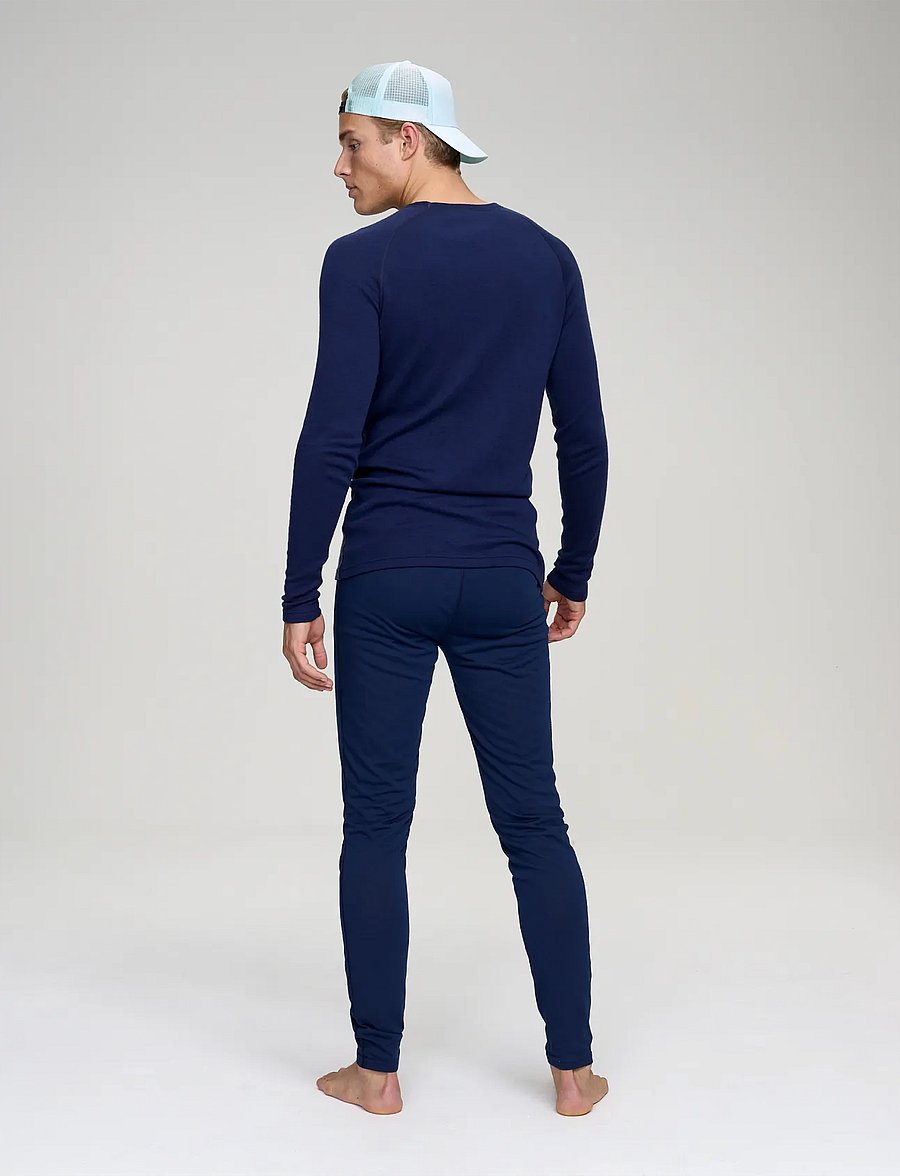 Bula - GEO MERINO WOOL CREW - funktionsunterwäsche - oberteile - navy - 3