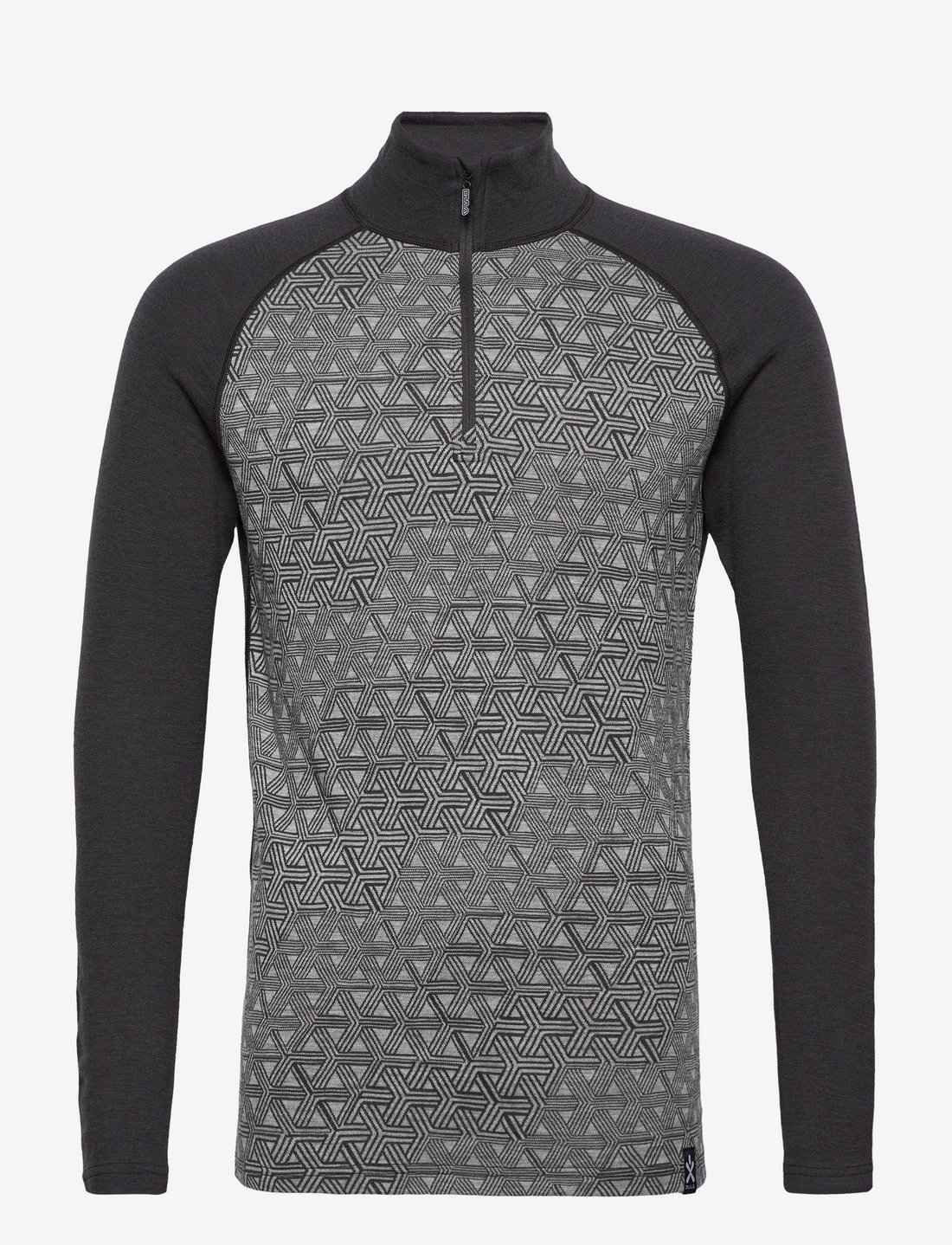 Bula - GEO MERINO WOOL HALFZIP - underställströjor - dgrey - 1